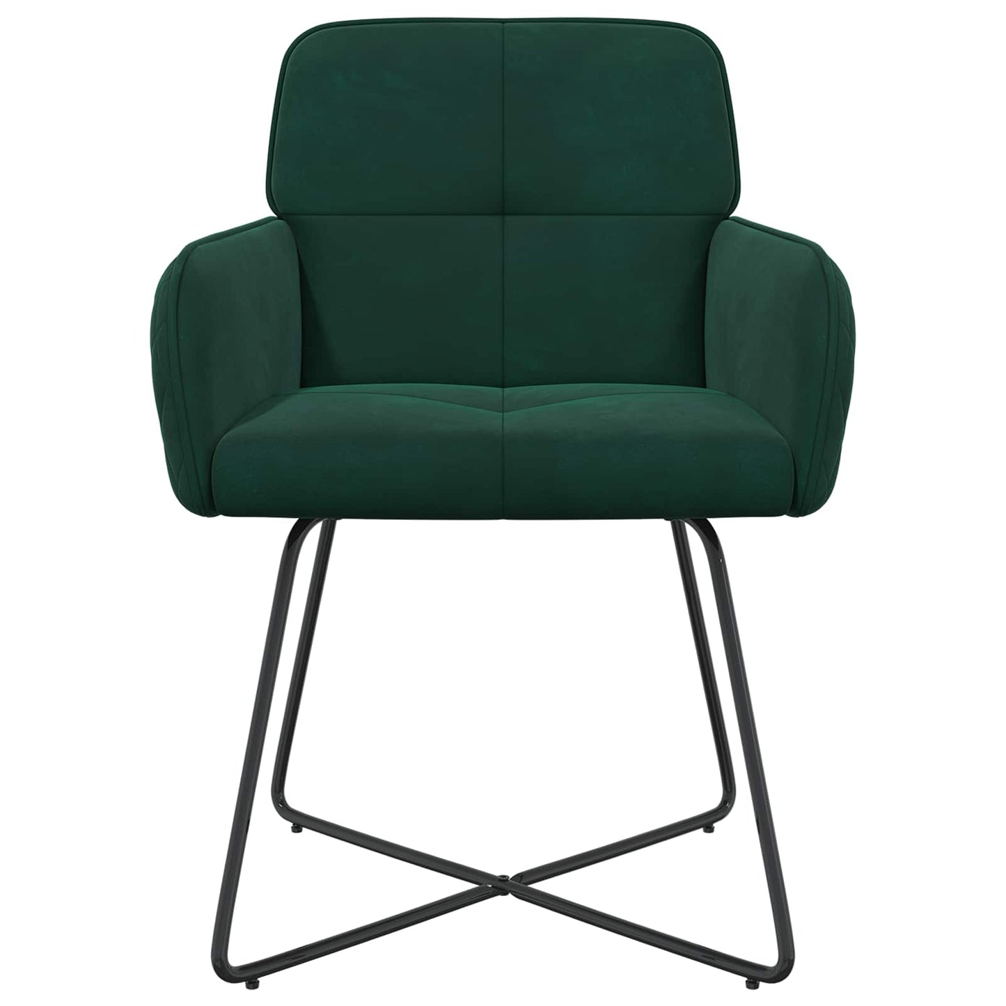 Eettafelstoelen 6 pcs fluweel Donkergroen 59 x 56,5 x 86 cm is nu te koop bij PeponiXL, paradijselijk wonen!