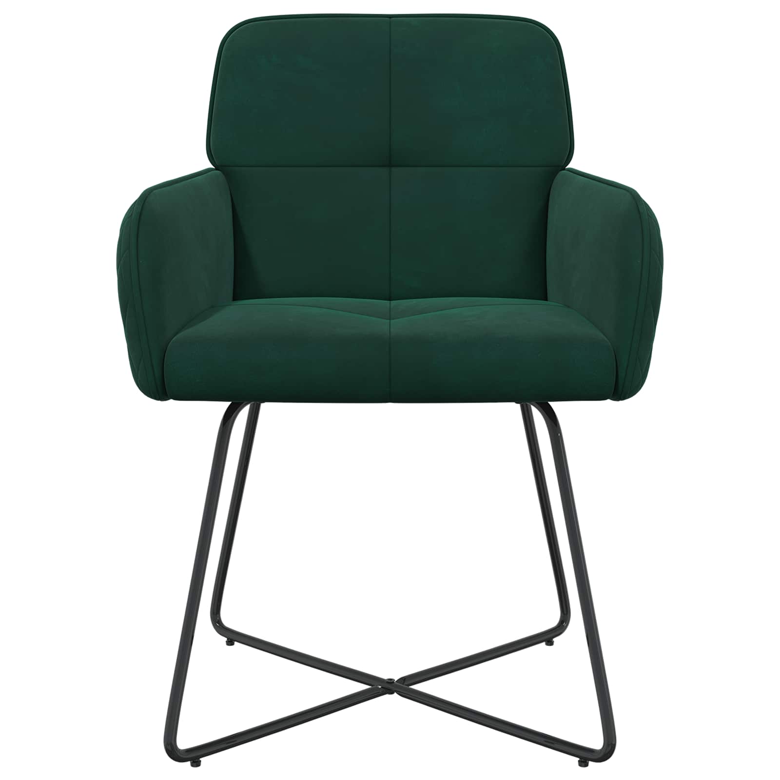 Eettafelstoelen 6 pcs fluweel Donkergroen 59 x 56,5 x 86 cm is nu te koop bij PeponiXL, paradijselijk wonen!