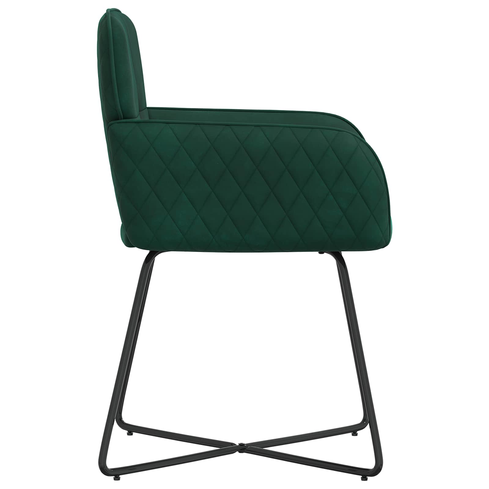 Eettafelstoelen 6 pcs fluweel Donkergroen 59 x 56,5 x 86 cm is nu te koop bij PeponiXL, paradijselijk wonen!