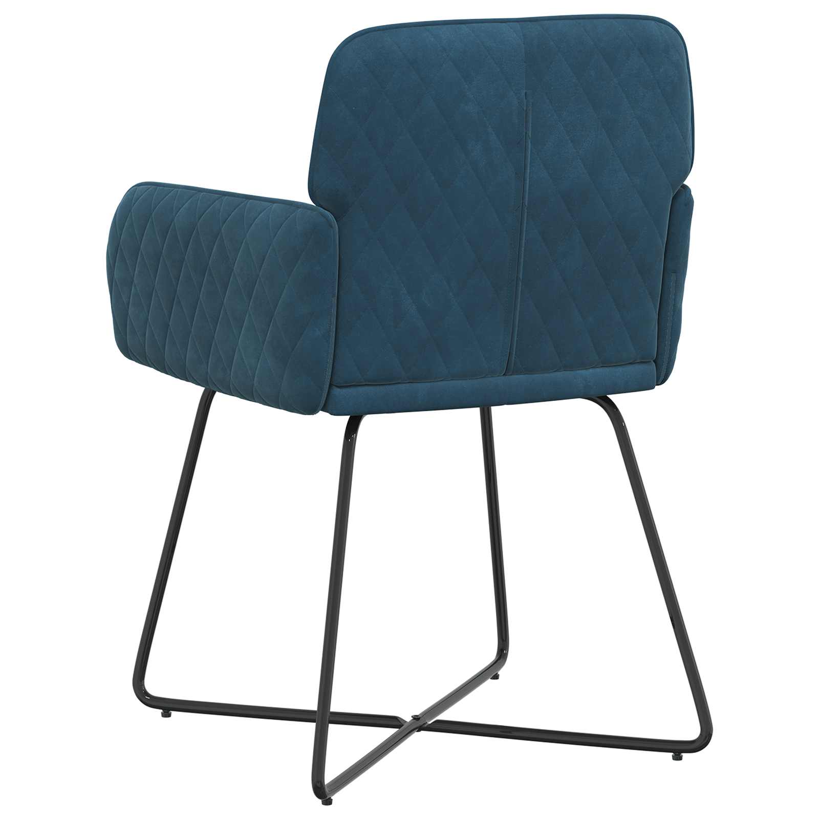 Eettafelstoelen 6 pcs fluweel Blauw 59 x 56,5 x 86 cm is nu te koop bij PeponiXL, paradijselijk wonen!