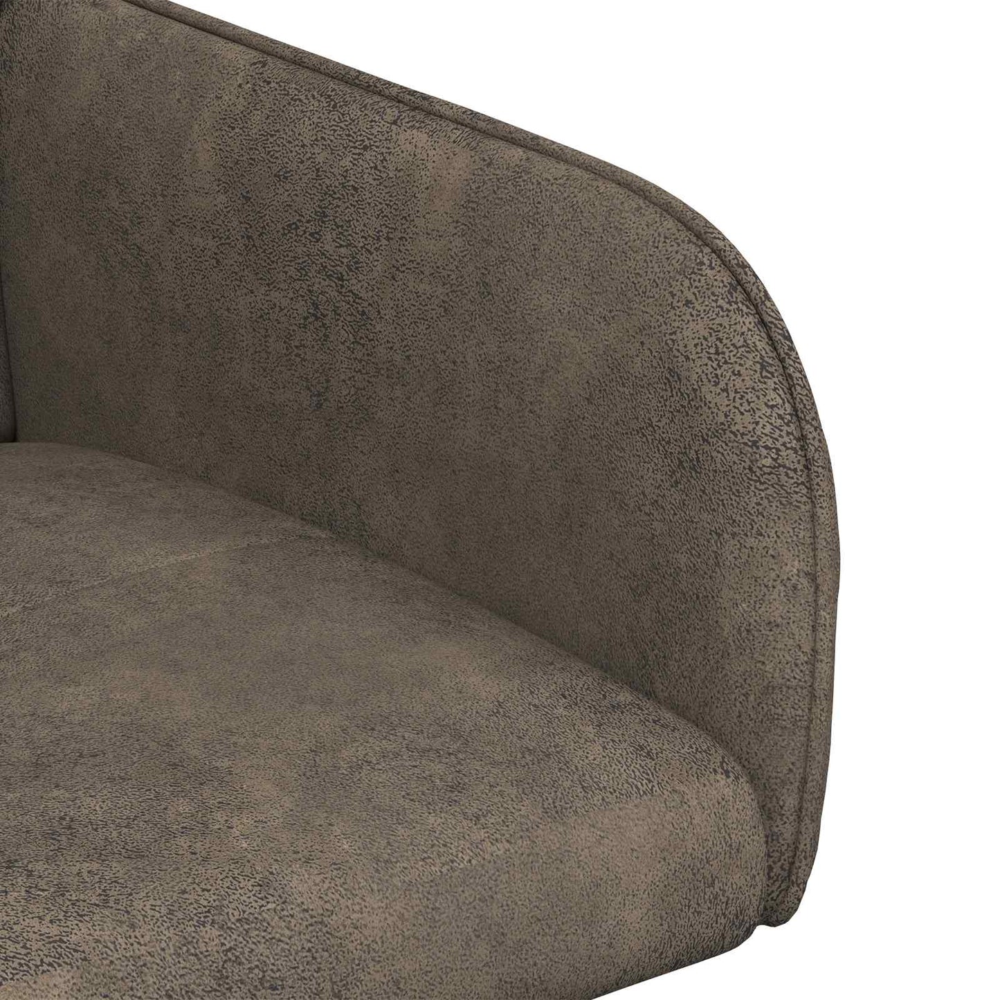 Eettafelstoelen 6 pcs Nep Suede Leer Donkergrijs is nu te koop bij PeponiXL, paradijselijk wonen!