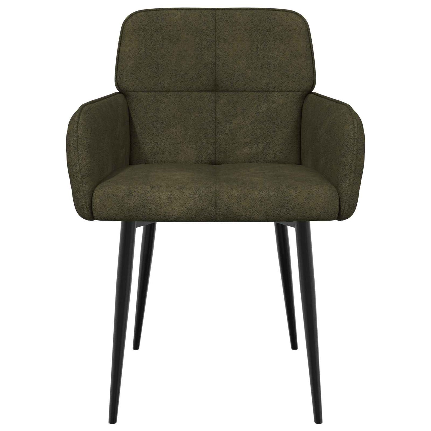 Eettafelstoelen 6 pcs Nep Suede Leer Legergroen is nu te koop bij PeponiXL, paradijselijk wonen!