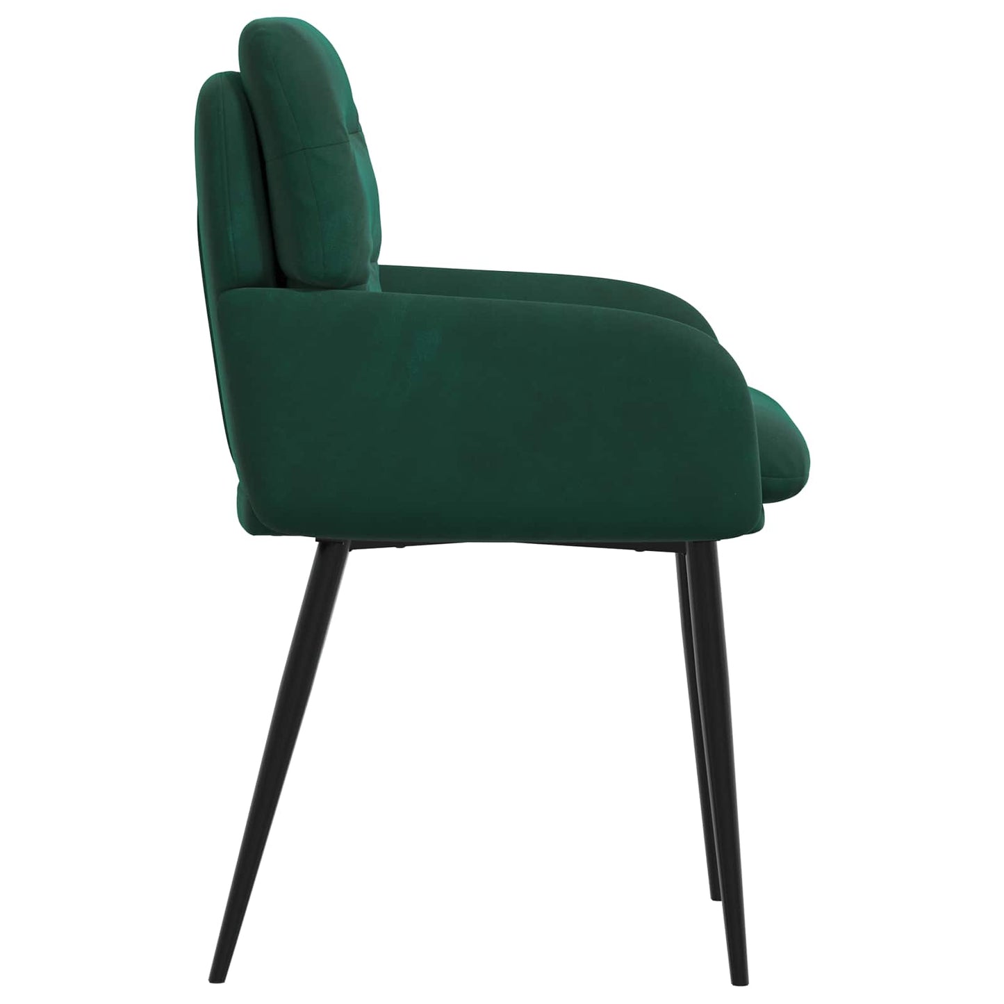 Eettafelstoelen 4 pcs fluweel Donkergroen 59 x 59,5 x 90 cm is nu te koop bij PeponiXL, paradijselijk wonen!