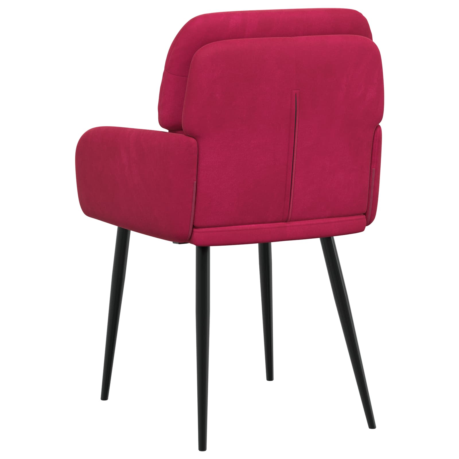 Eettafelstoelen 4 pcs fluweel Wijnrood 59 x 59,5 x 90 cm is nu te koop bij PeponiXL, paradijselijk wonen!