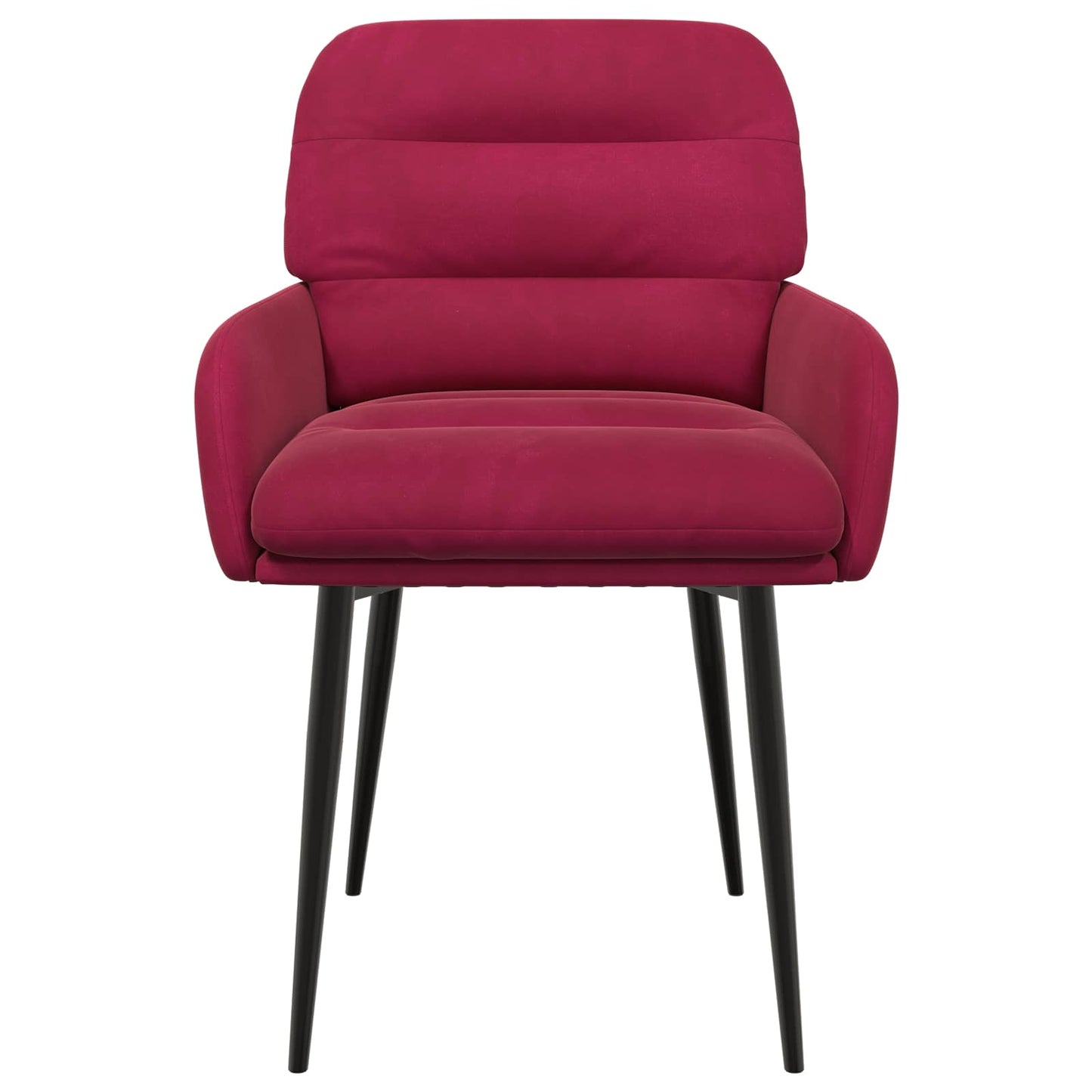 Eettafelstoelen 4 pcs fluweel Wijnrood 59 x 59,5 x 90 cm is nu te koop bij PeponiXL, paradijselijk wonen!