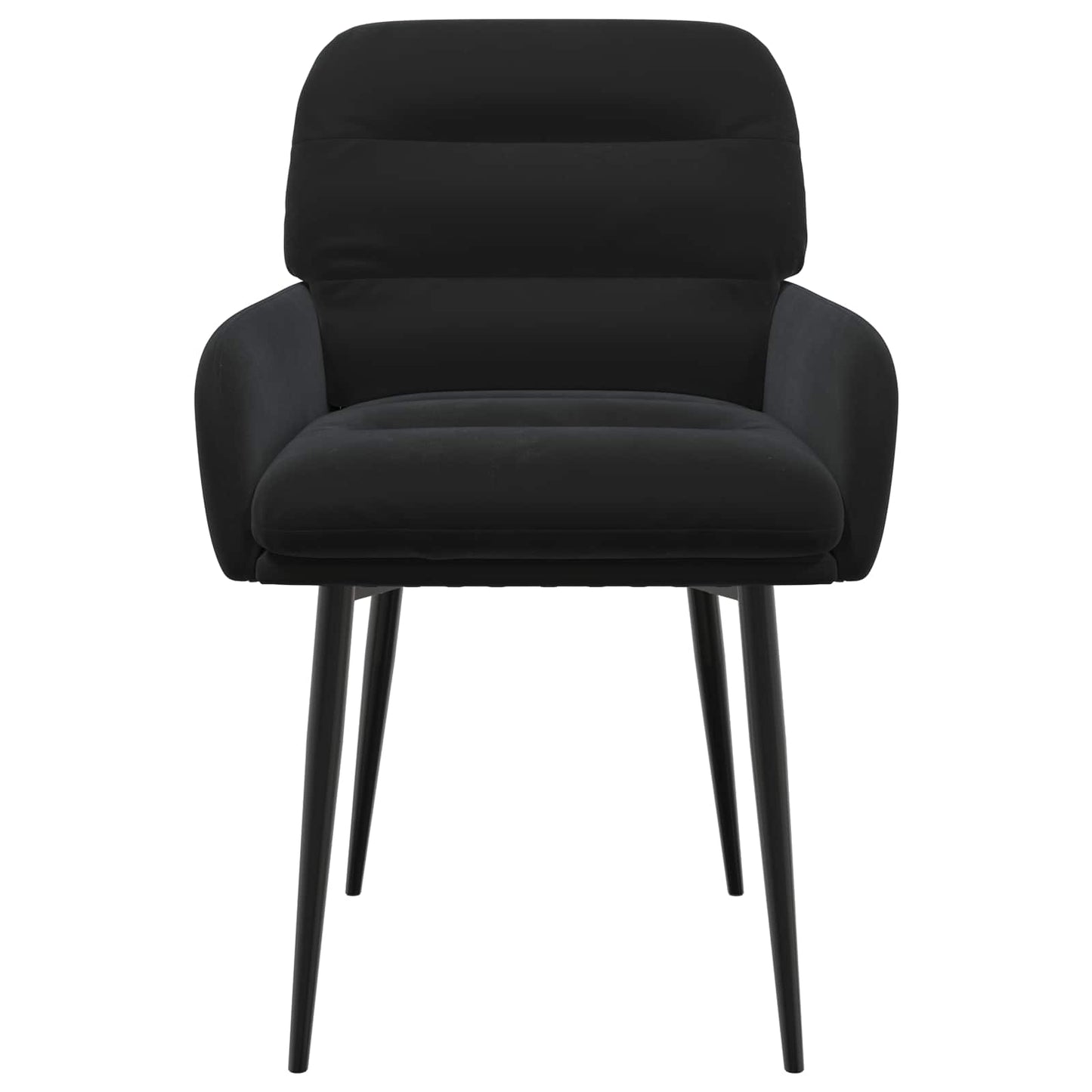 Eettafelstoelen 4 pcs fluweel Zwart 59 x 59,5 x 90 cm is nu te koop bij PeponiXL, paradijselijk wonen!