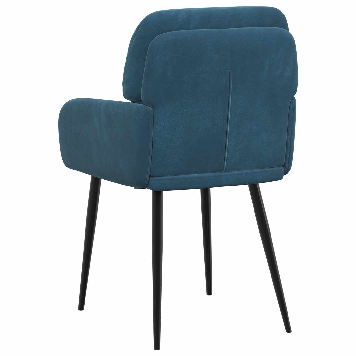 Eettafelstoelen 4 pcs fluweel Blauw 59 x 59,5 x 90 cm is nu te koop bij PeponiXL, paradijselijk wonen!