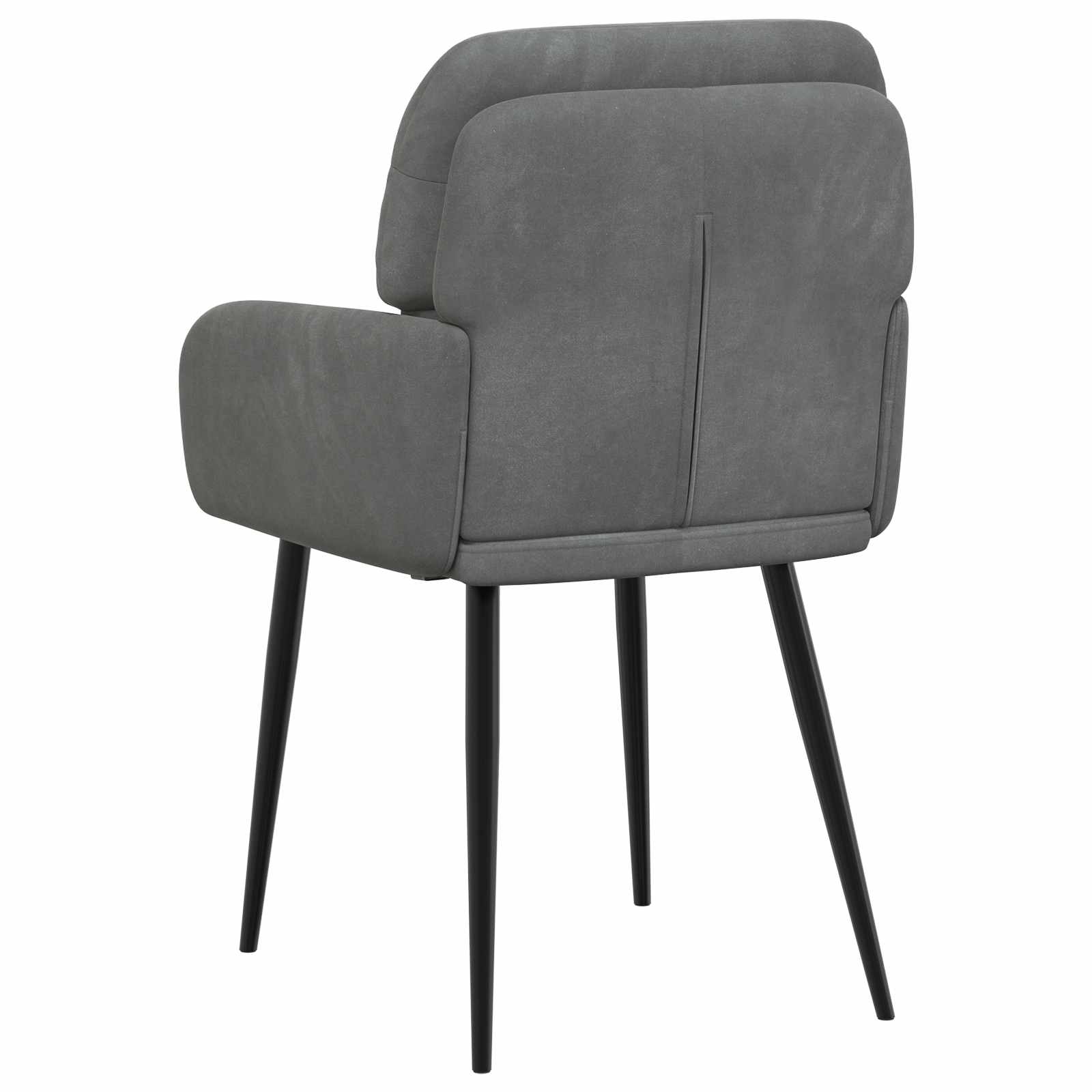 Eettafelstoelen 6 pcs fluweel Donkergrijs 59 x 59,5 x 90 cm is nu te koop bij PeponiXL, paradijselijk wonen!