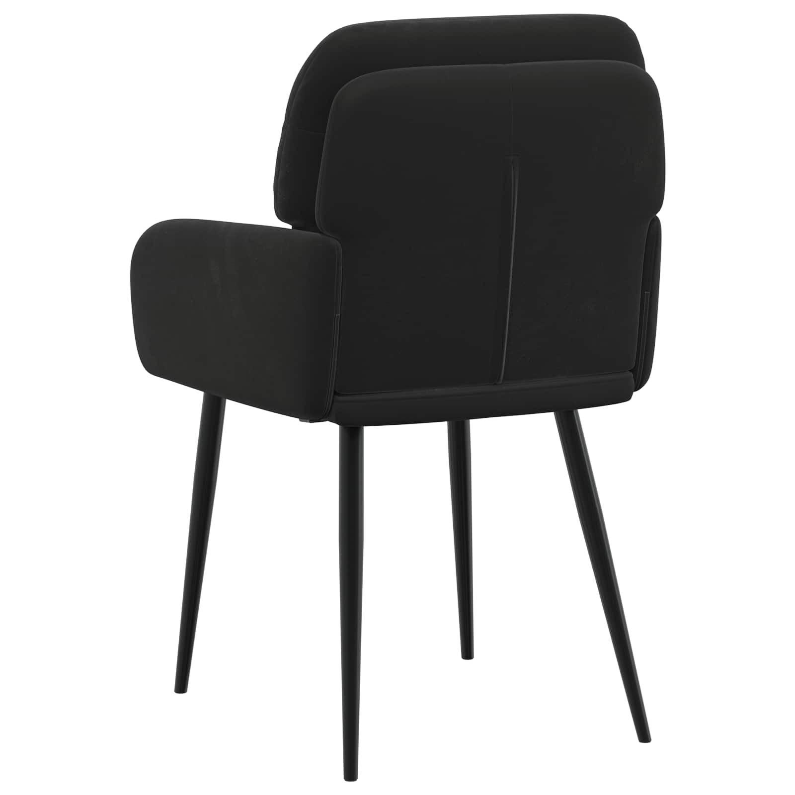 Eettafelstoelen 6 pcs fluweel Zwart 59 x 59,5 x 90 cm is nu te koop bij PeponiXL, paradijselijk wonen!
