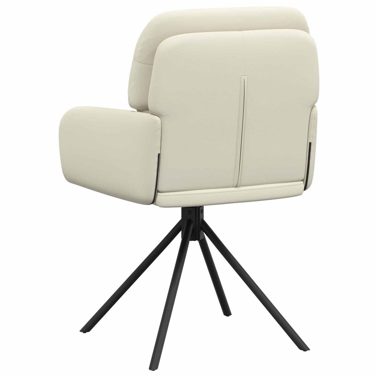 Draai Eetstoelen 4 pcs Kunstleer Crèmekleurig 59 x 59,5 x 90 cm is nu te koop bij PeponiXL, paradijselijk wonen!
