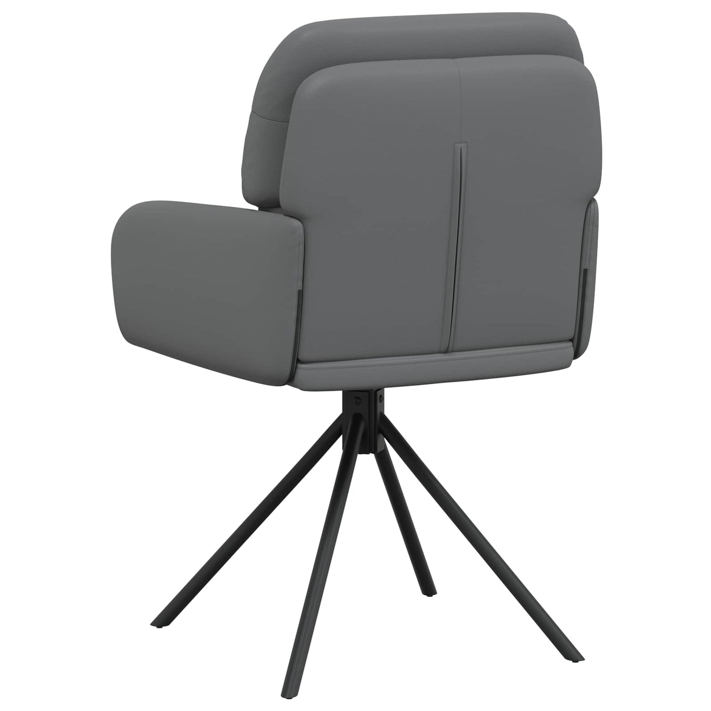 Draai Eetstoelen 4 pcs Kunstleer Grijs 59 x 59,5 x 90 cm is nu te koop bij PeponiXL, paradijselijk wonen!