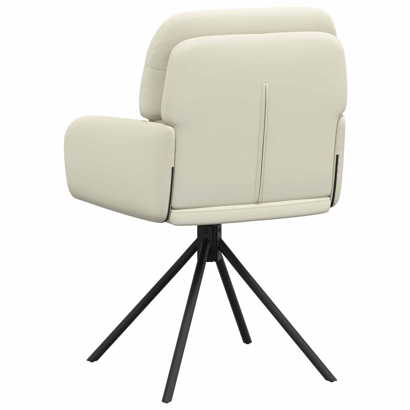Draai Eetstoelen 6 pcs Kunstleer Crèmekleurig 59 x 59,5 x 90 cm is nu te koop bij PeponiXL, paradijselijk wonen!