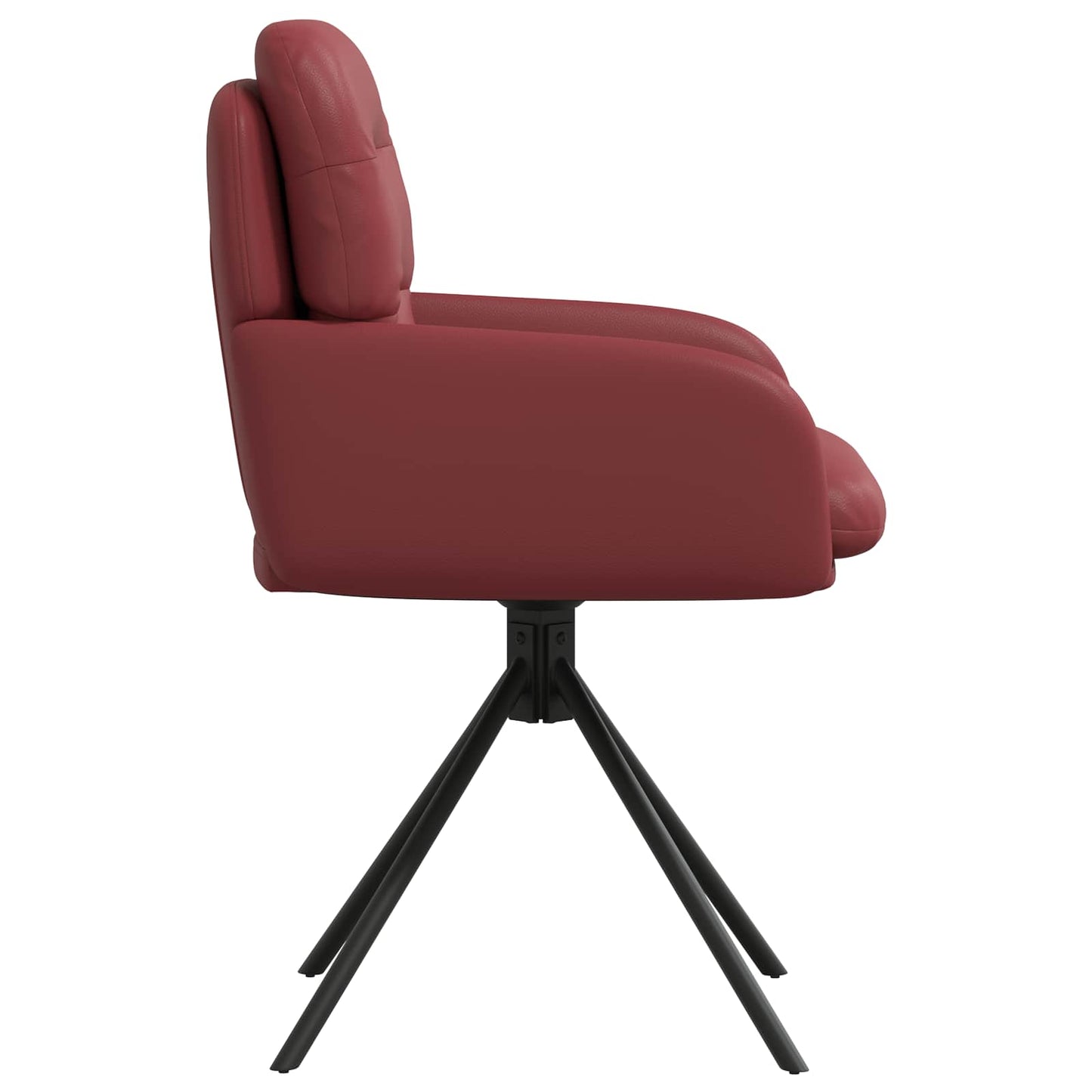 Draai Eetstoelen 6 pcs Kunstleer Wijnrood 59 x 59,5 x 90 cm is nu te koop bij PeponiXL, paradijselijk wonen!
