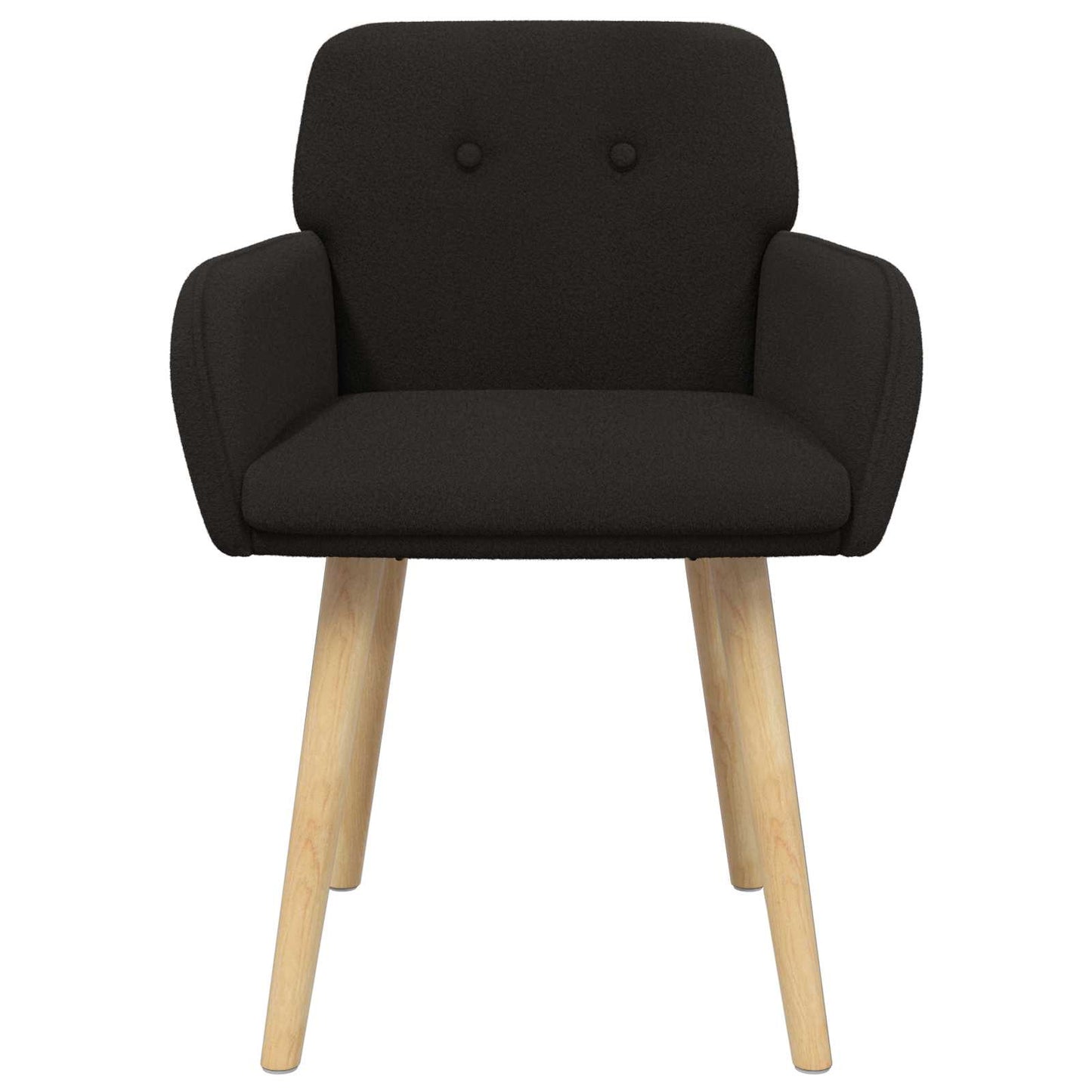 Eettafelstoelen 4 pcs Bouclé Zwart 59 x 57 x 85 cm is nu te koop bij PeponiXL, paradijselijk wonen!