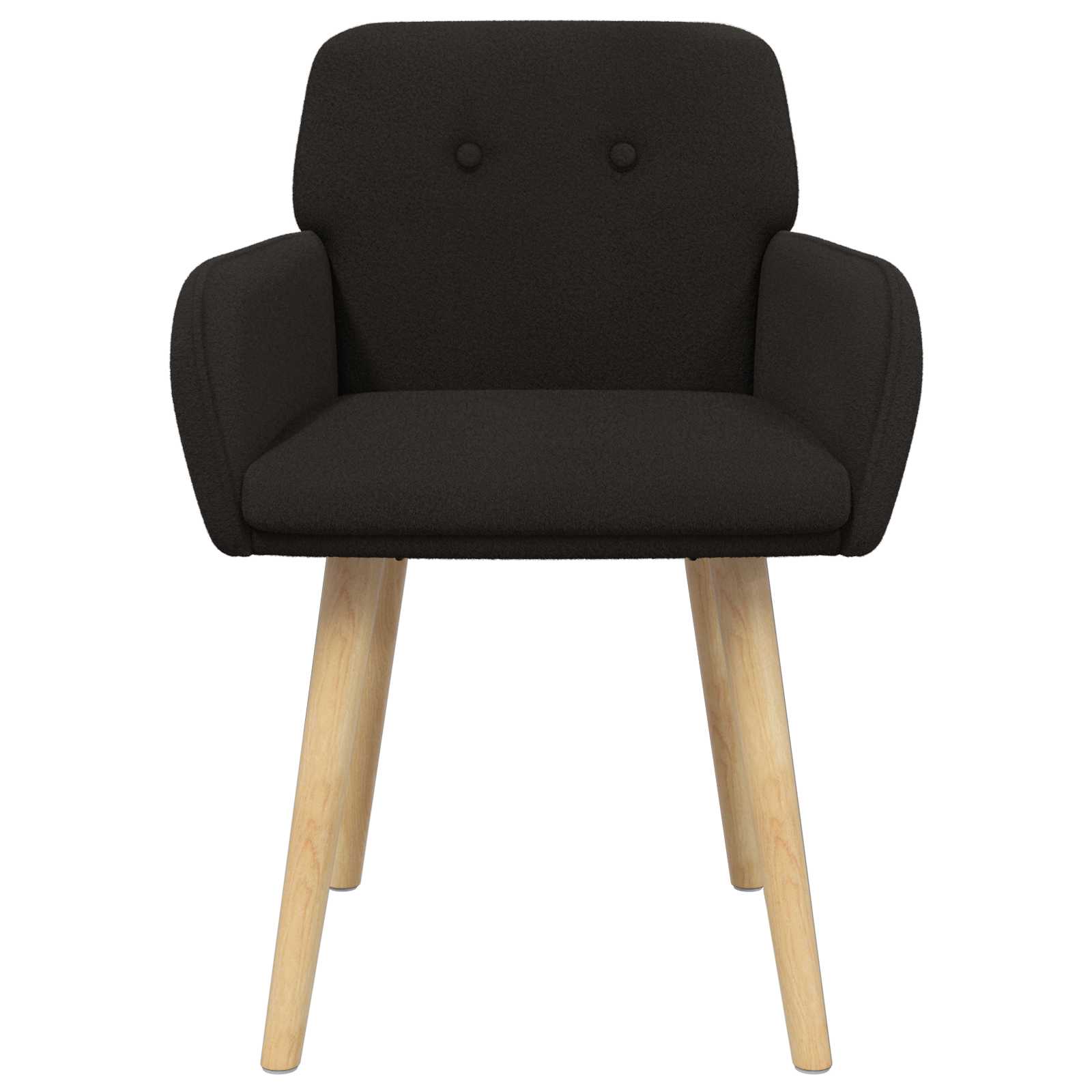 Eettafelstoelen 4 pcs Bouclé Zwart 59 x 57 x 85 cm is nu te koop bij PeponiXL, paradijselijk wonen!