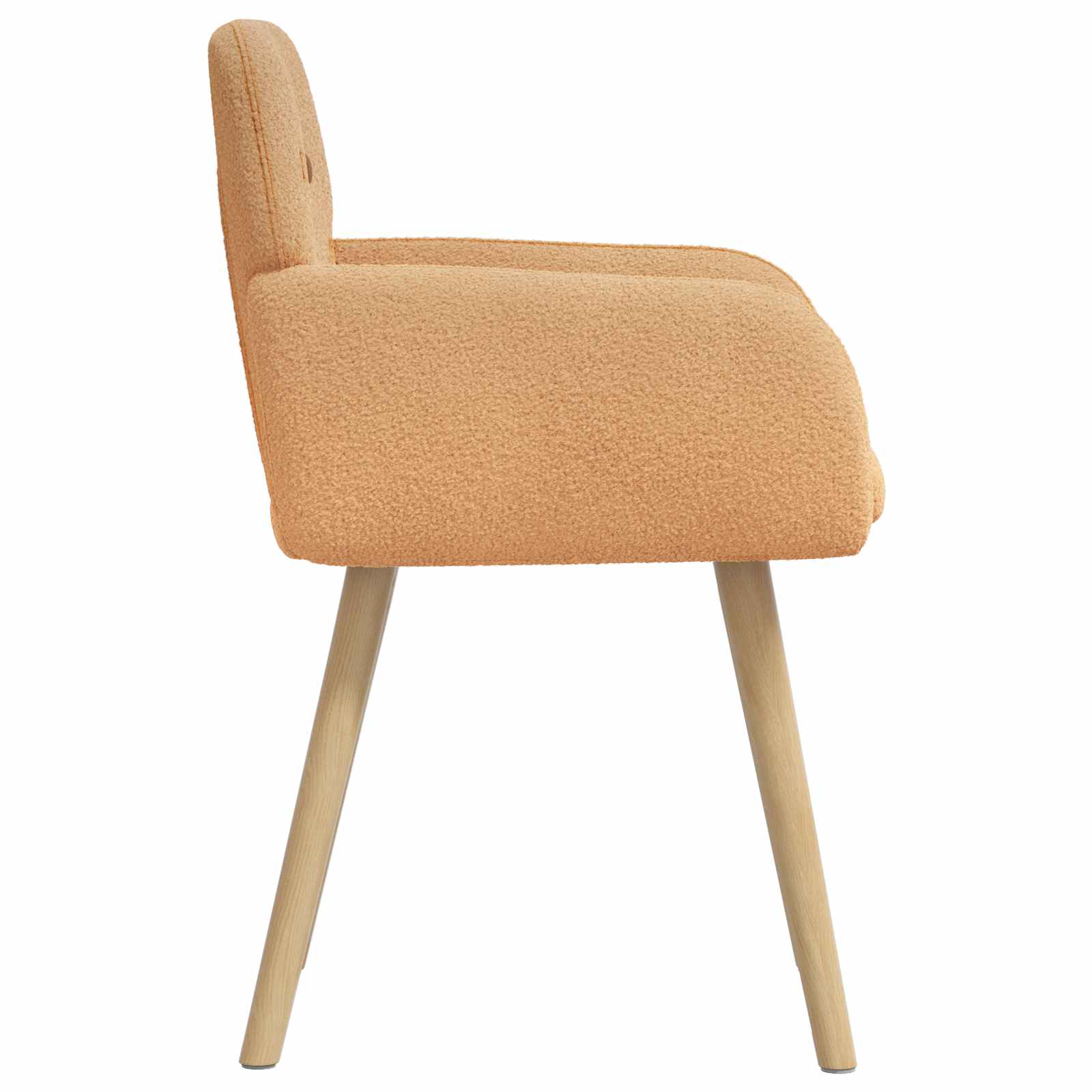 Eettafelstoelen 4 pcs Bouclé Beige 59 x 57 x 85 cm is nu te koop bij PeponiXL, paradijselijk wonen!