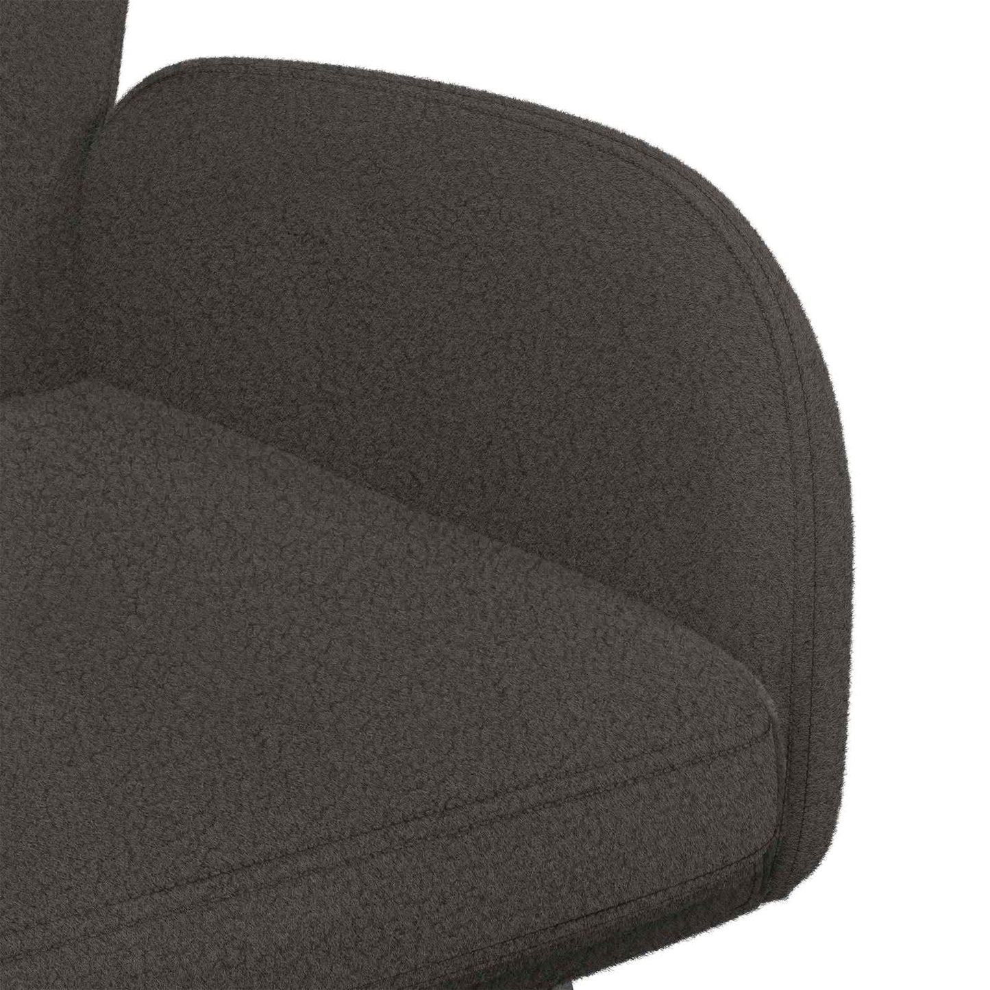 Eettafelstoelen 6 pcs Bouclé Donkergrijs 59 x 57 x 85 cm is nu te koop bij PeponiXL, paradijselijk wonen!