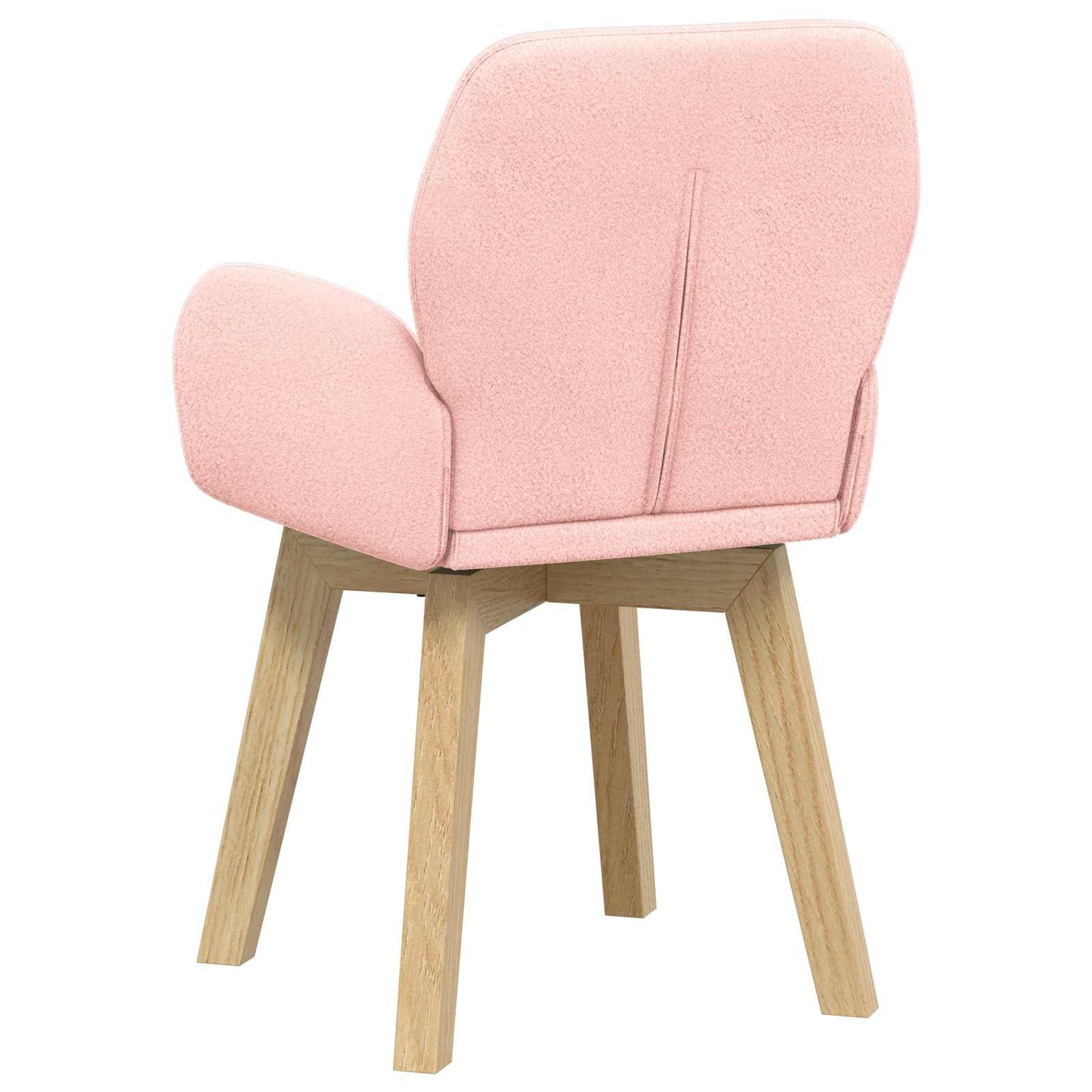 Draai Eetstoelen 4 pcs Bouclé Roze 54 x 58 x 87 cm is nu te koop bij PeponiXL, paradijselijk wonen!