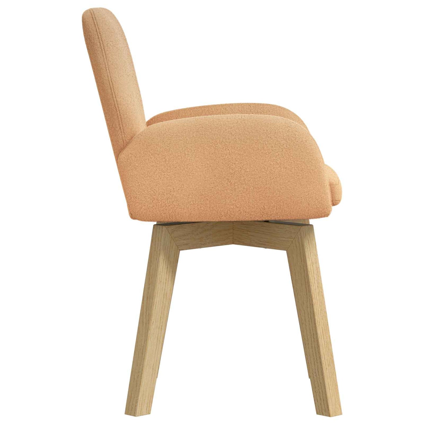 Draai Eetstoelen 4 pcs Bouclé Beige 54 x 58 x 87 cm is nu te koop bij PeponiXL, paradijselijk wonen!