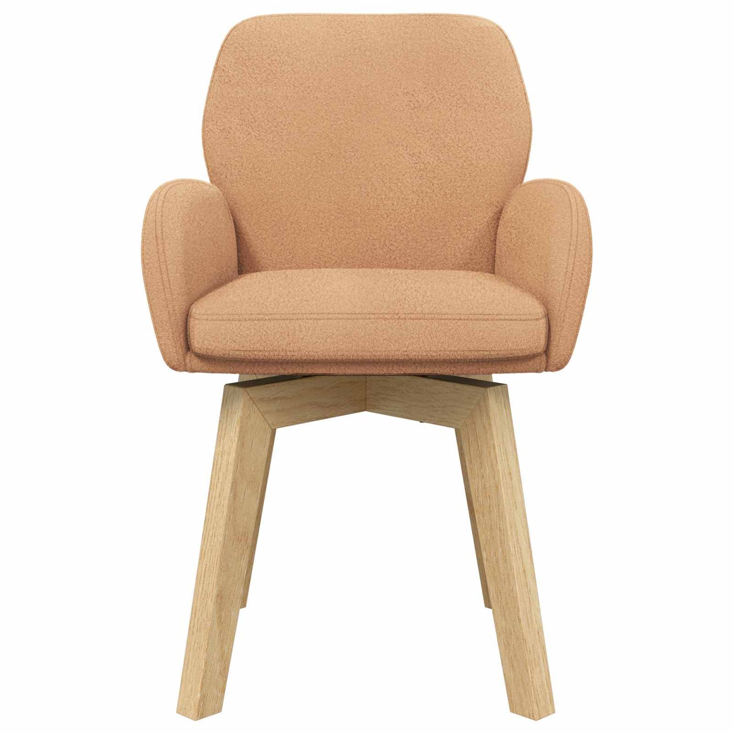 Draai Eetstoelen 6 pcs Bouclé Beige 54 x 58 x 87 cm is nu te koop bij PeponiXL, paradijselijk wonen!