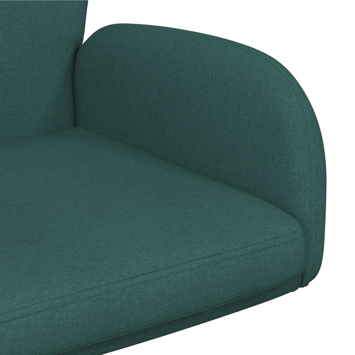 Draaiende Bureaustoelen 2 st 54 x 58 x 90 cm Donkergroen Stof