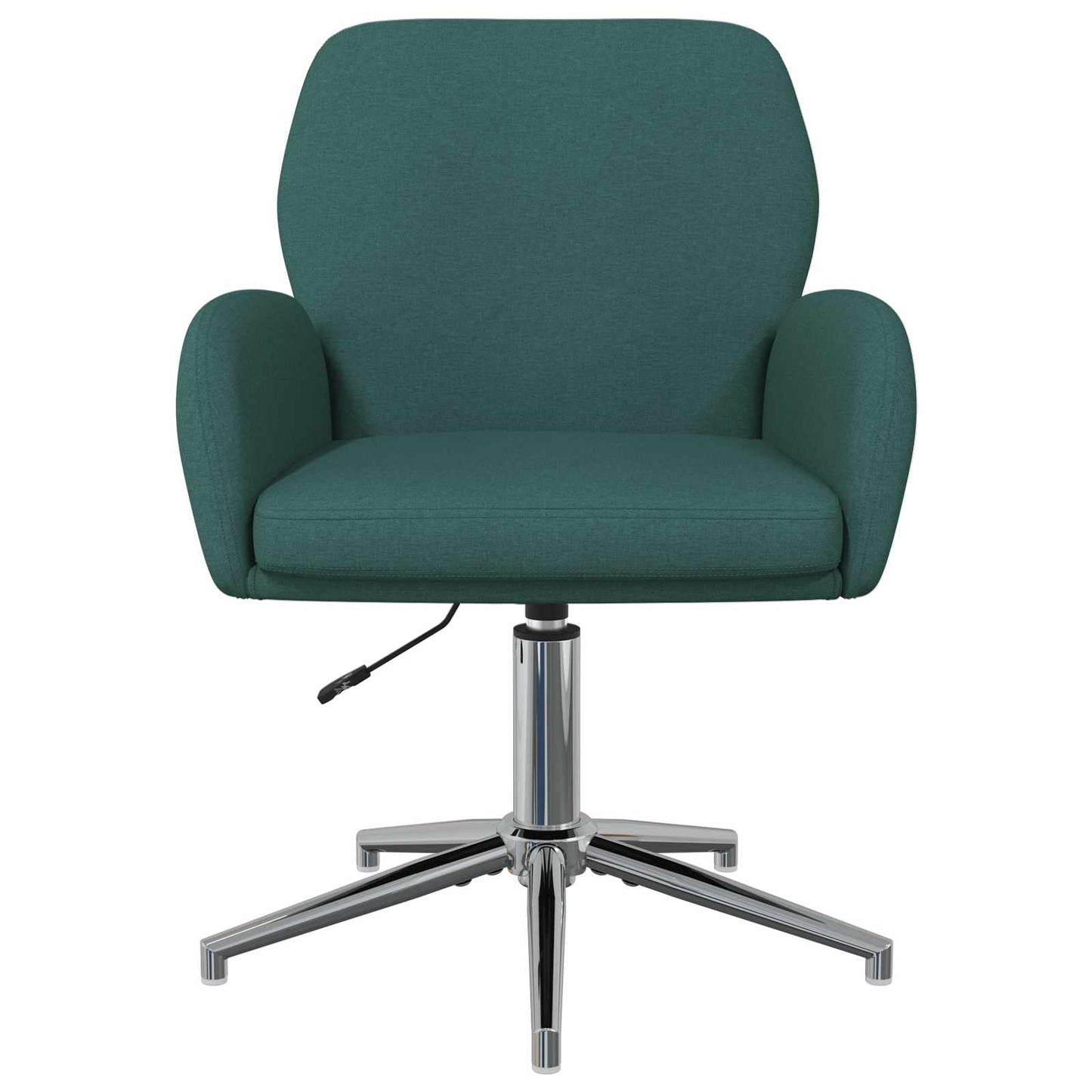Draaiende Bureaustoelen 2 st 54 x 58 x 90 cm Donkergroen Stof