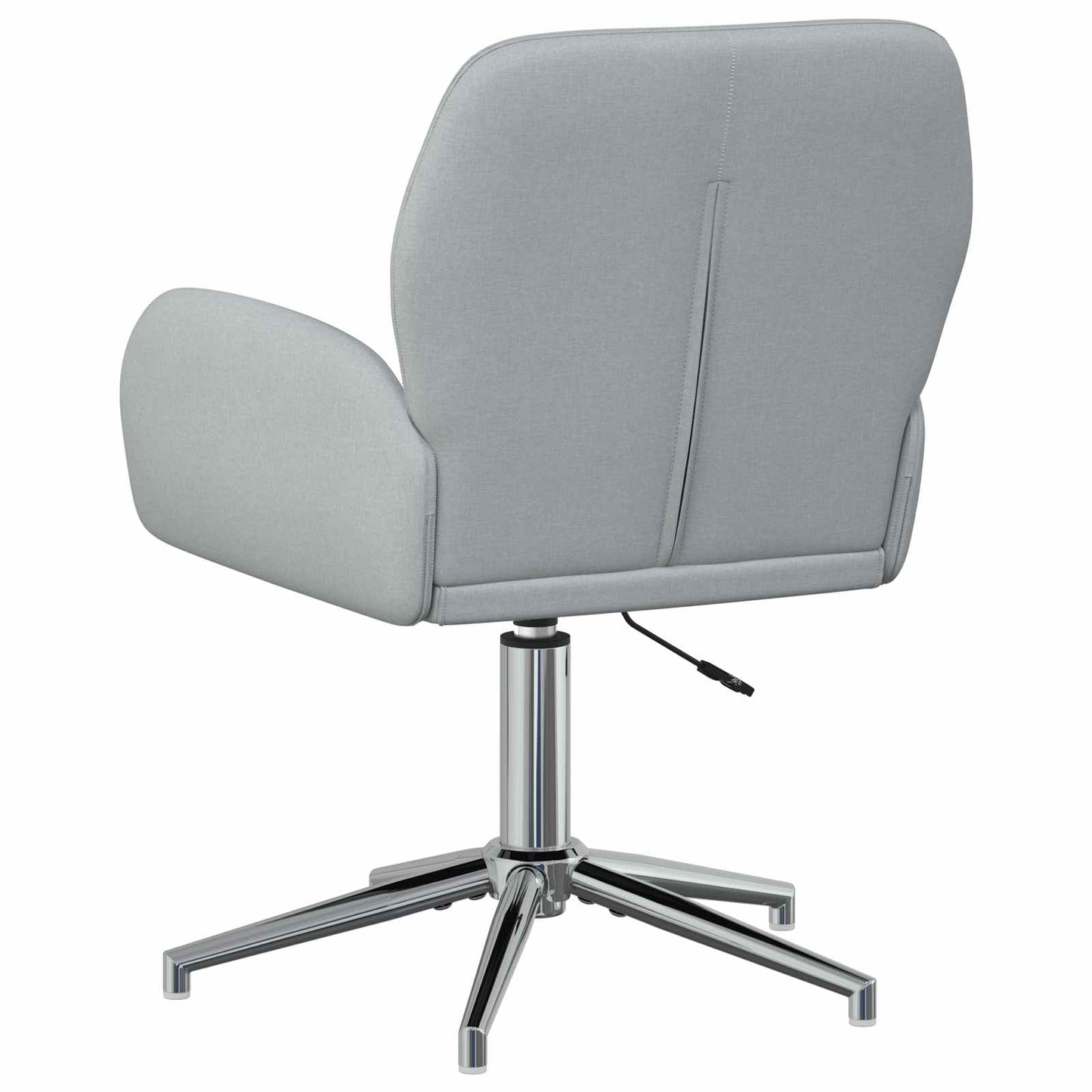 Draaiende Bureaustoelen 4 st 54 x 58 x 90 cm Lichtgrijs Stof