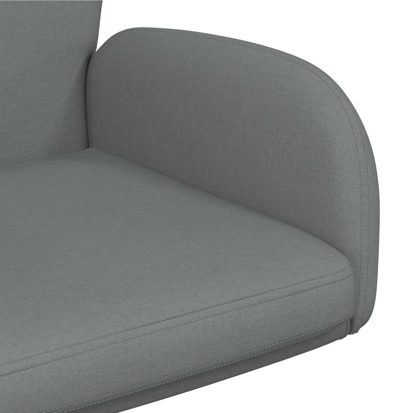 Draaiende Bureaustoelen 4 st 54 x 58 x 90 cm Donkergrijs Stof