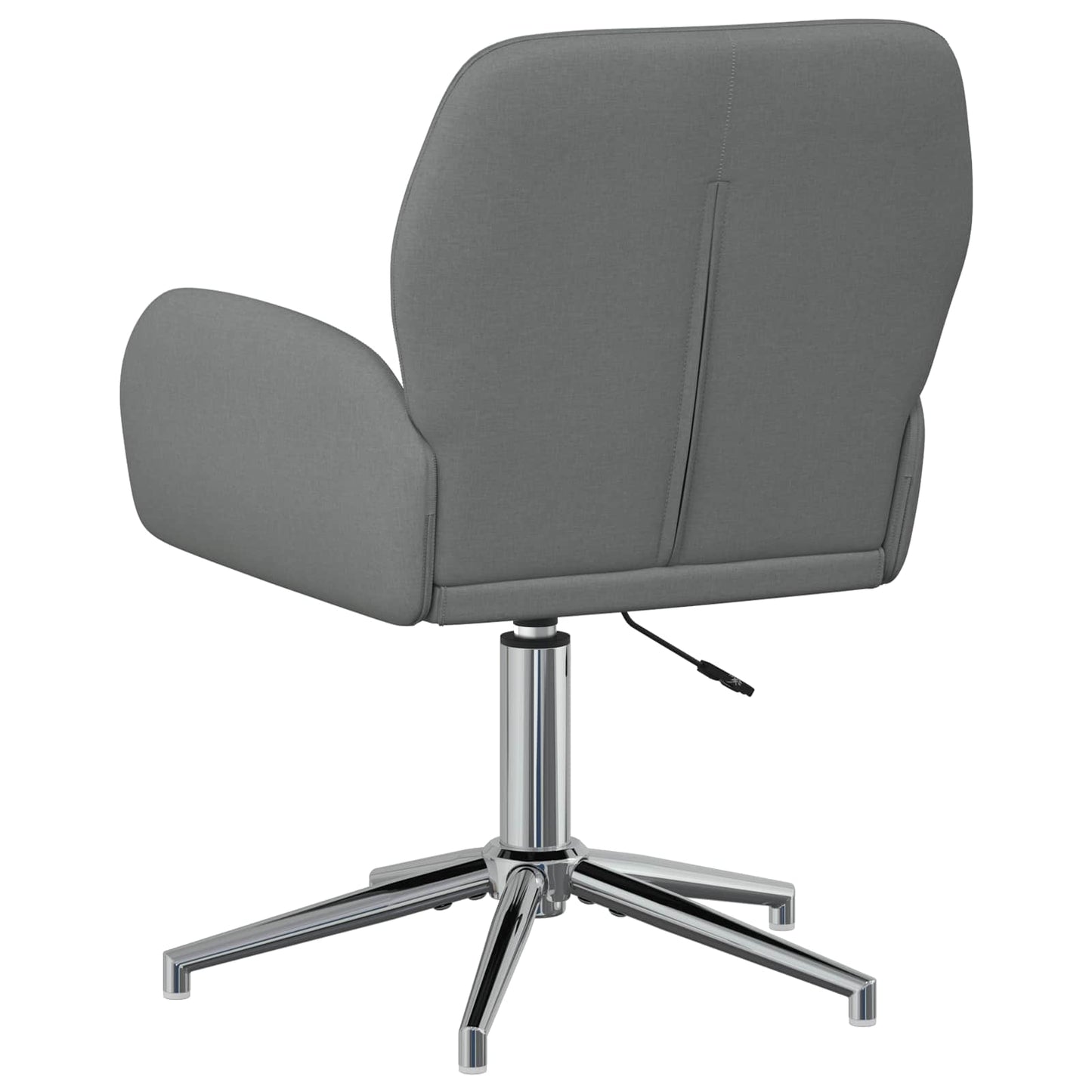 Draaiende Bureaustoelen 4 st 54 x 58 x 90 cm Donkergrijs Stof