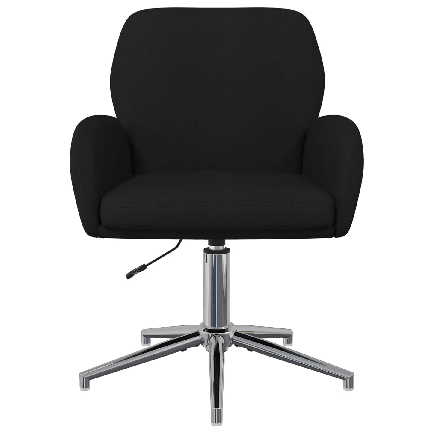 Draaiende Bureaustoelen 4 st 54 x 58 x 90 cm Zwart Stof