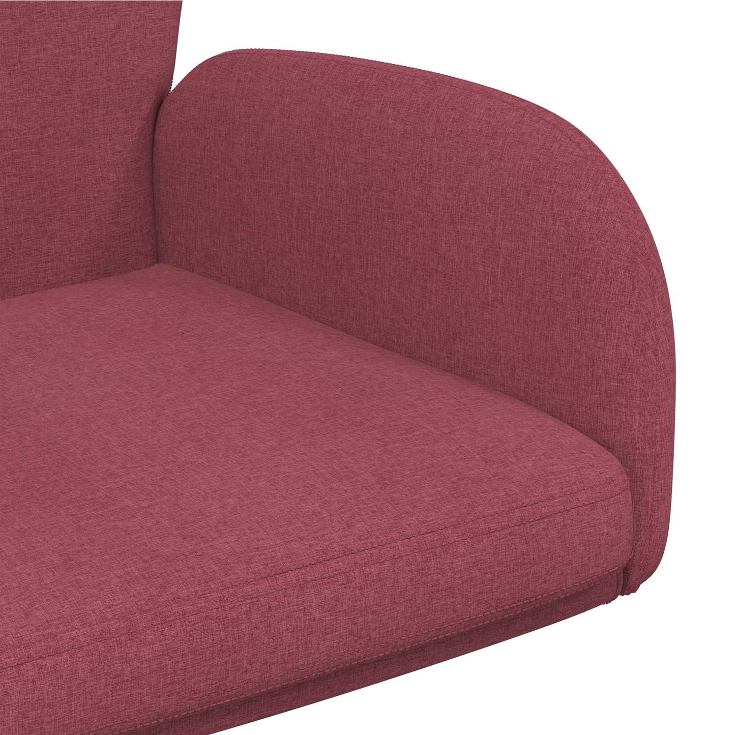 Draaiende Bureaustoelen 4 st 54 x 58 x 90 cm Wijnrood Stof