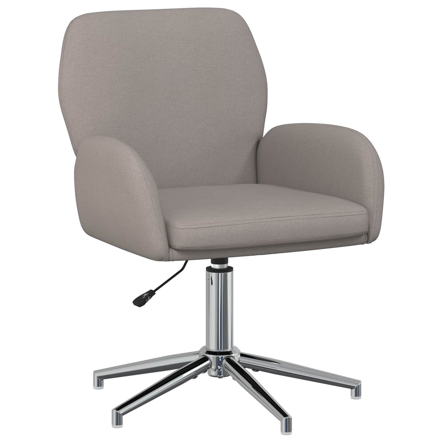 Draaiende Bureaustoelen 4 st 54 x 58 x 90 cm Taupe Stof