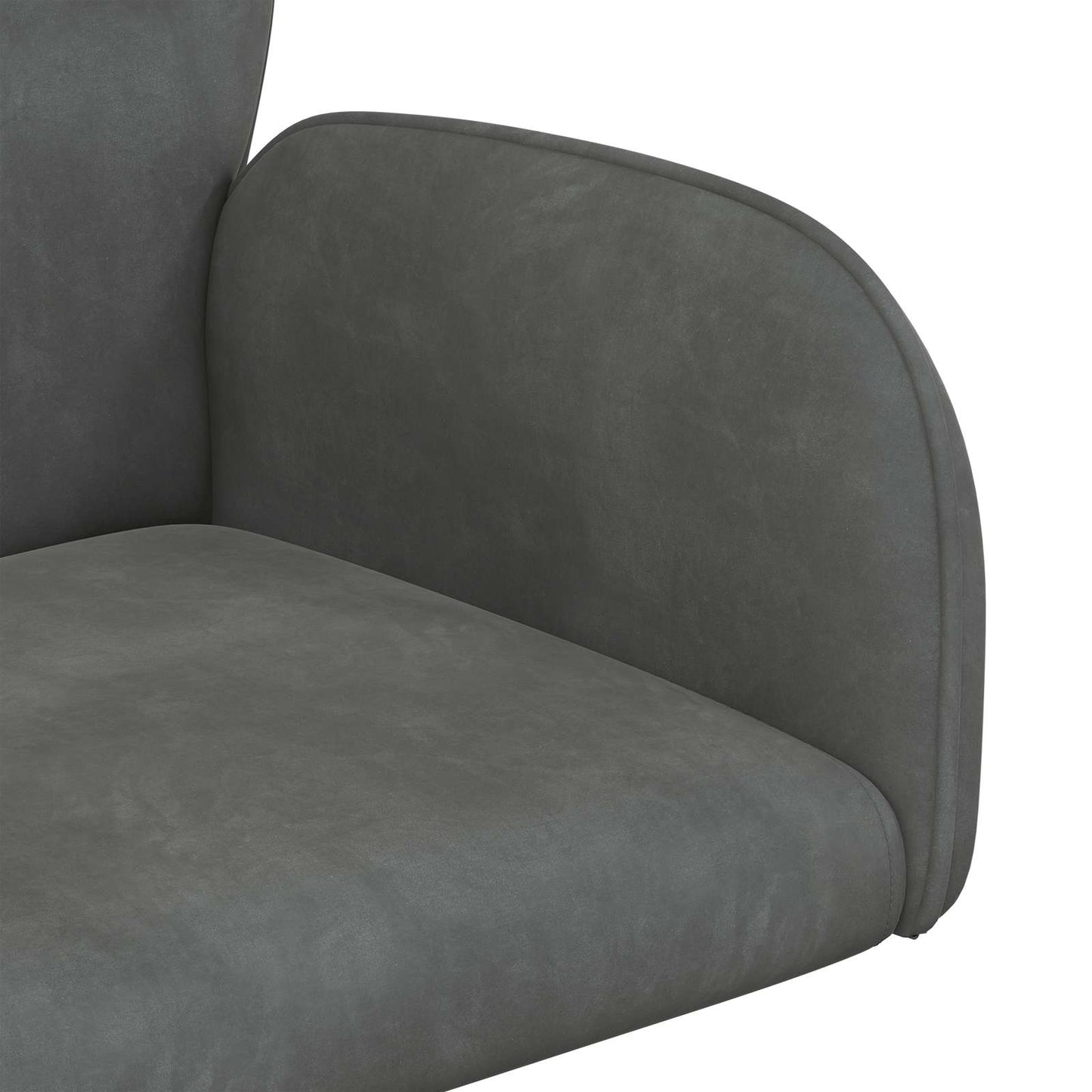 Draaiende Bureaustoelen 6 st 54 x 55 x 90 cm Donkergrijs