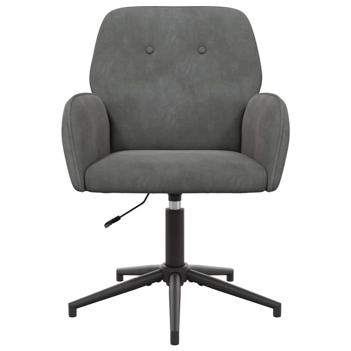 Draaiende Bureaustoelen 6 st 54 x 55 x 90 cm Donkergrijs