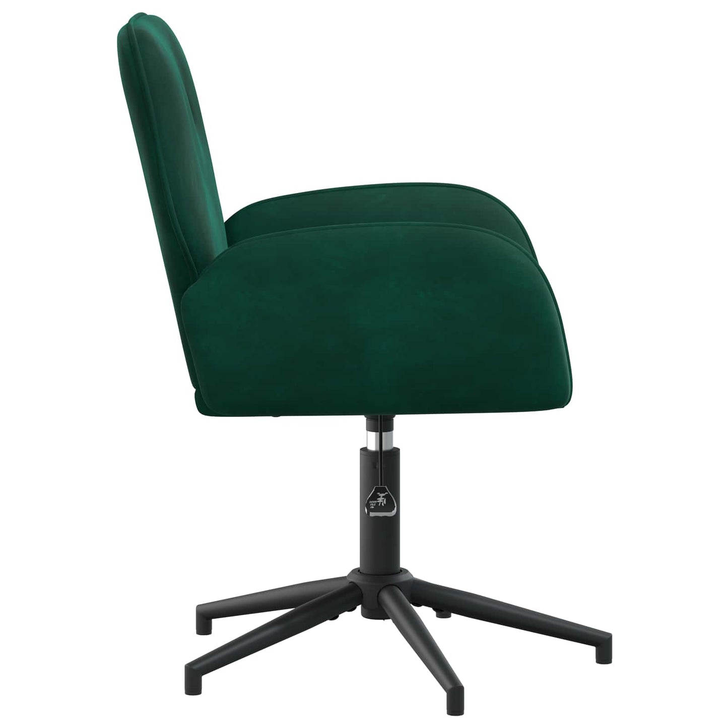 Draaiende Bureaustoelen 6 st 54 x 55 x 90 cm Donkergroen