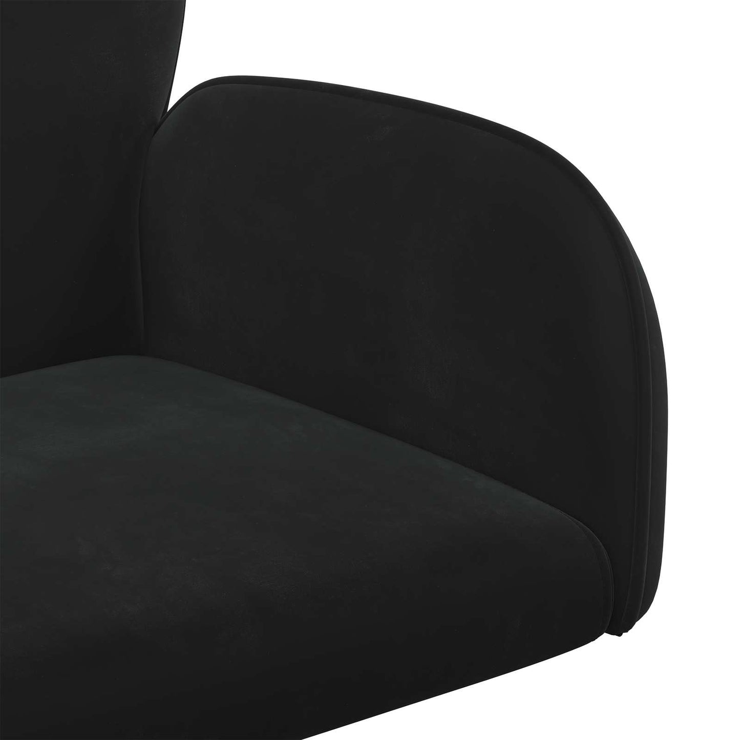 Draaiende Bureaustoelen 6 st 54 x 55 x 90 cm Zwart fluweel