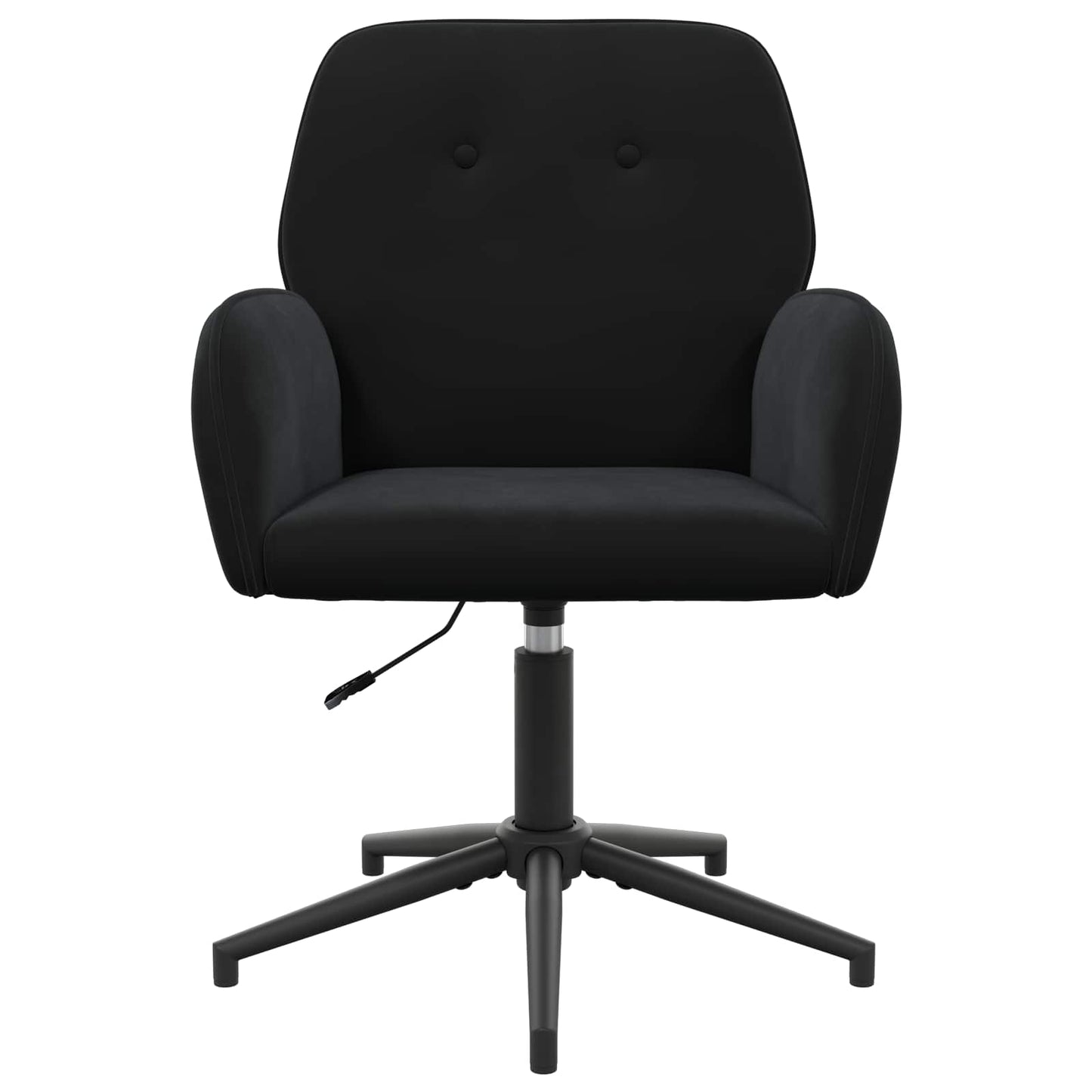Draaiende Bureaustoelen 6 st 54 x 55 x 90 cm Zwart fluweel