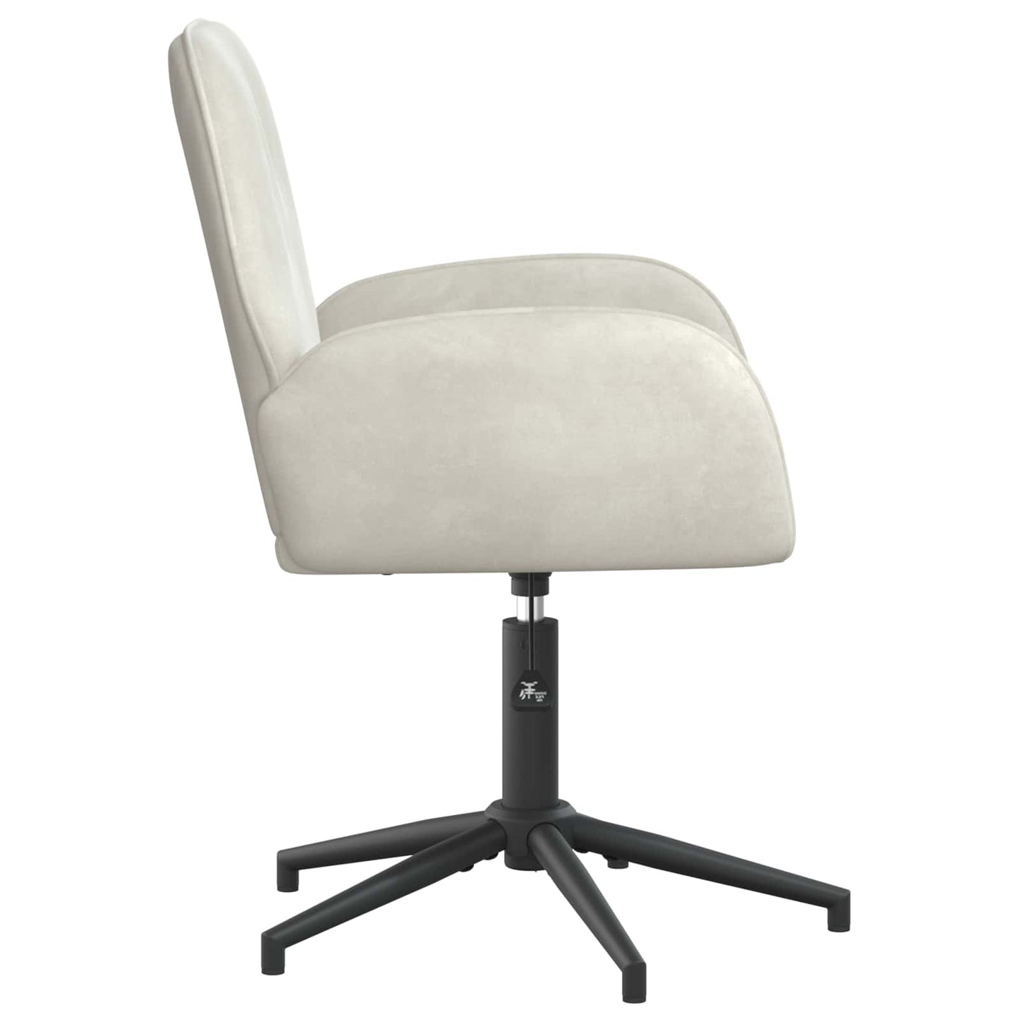 Draaiende Bureaustoelen 6 st 54 x 55 x 90 cm Crèmekleurig