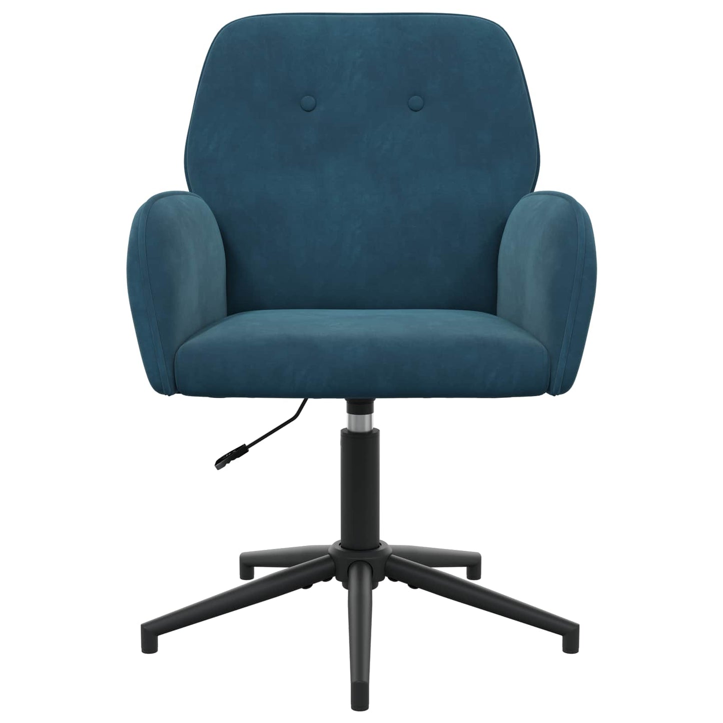 Draaiende Bureaustoelen 6 st 54 x 55 x 90 cm Blauw fluweel