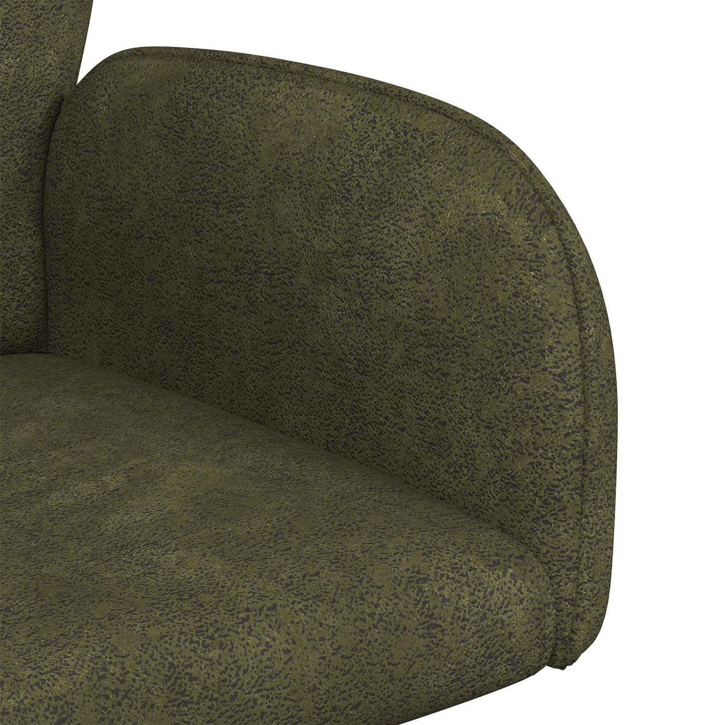 Draai Eetstoelen 4 pcs Nep Suede Leer Legergroen is nu te koop bij PeponiXL, paradijselijk wonen!