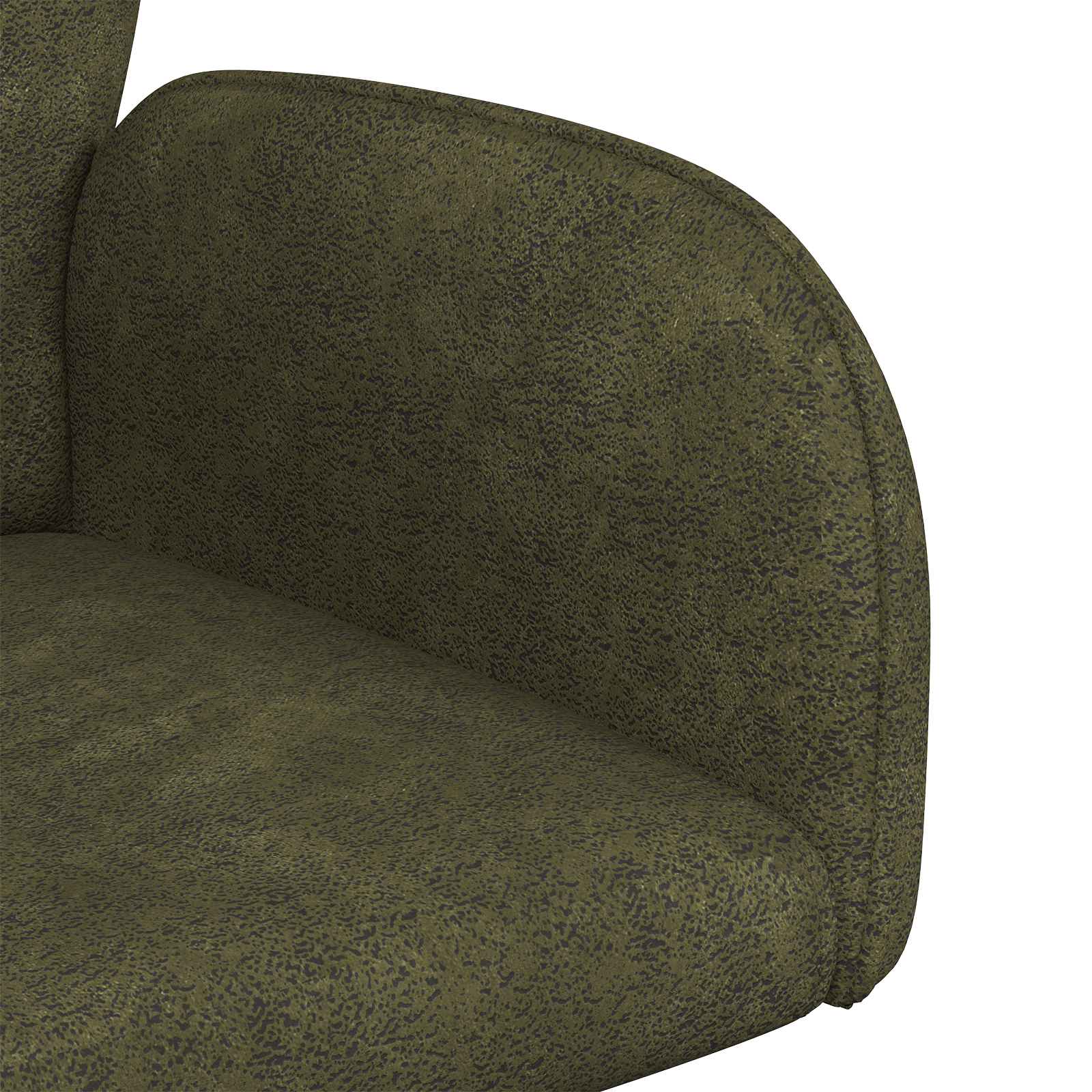 Draai Eetstoelen 4 pcs Nep Suede Leer Legergroen is nu te koop bij PeponiXL, paradijselijk wonen!