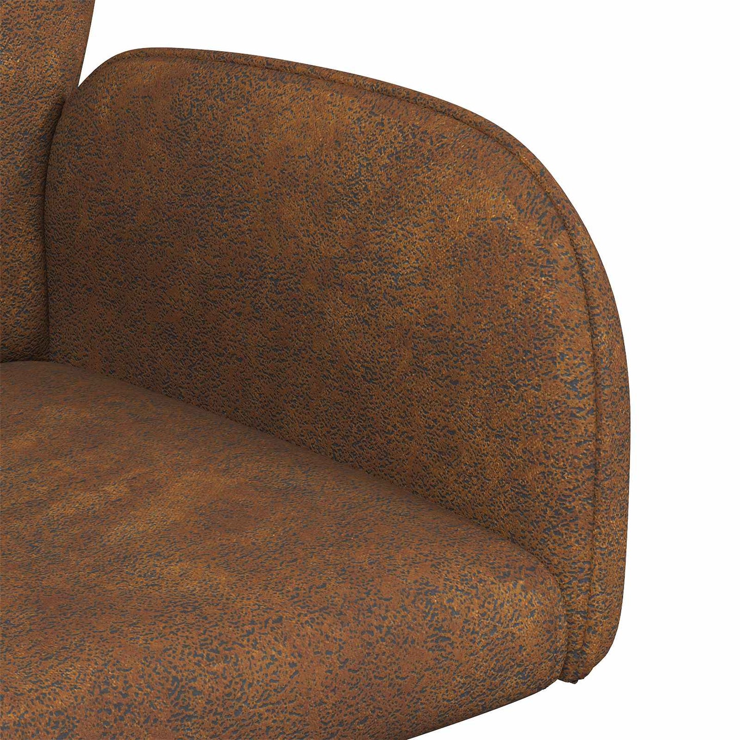 Draai Eetstoelen 6 pcs Nep Suede Leer Bruin 54 x 55 x 86 cm is nu te koop bij PeponiXL, paradijselijk wonen!