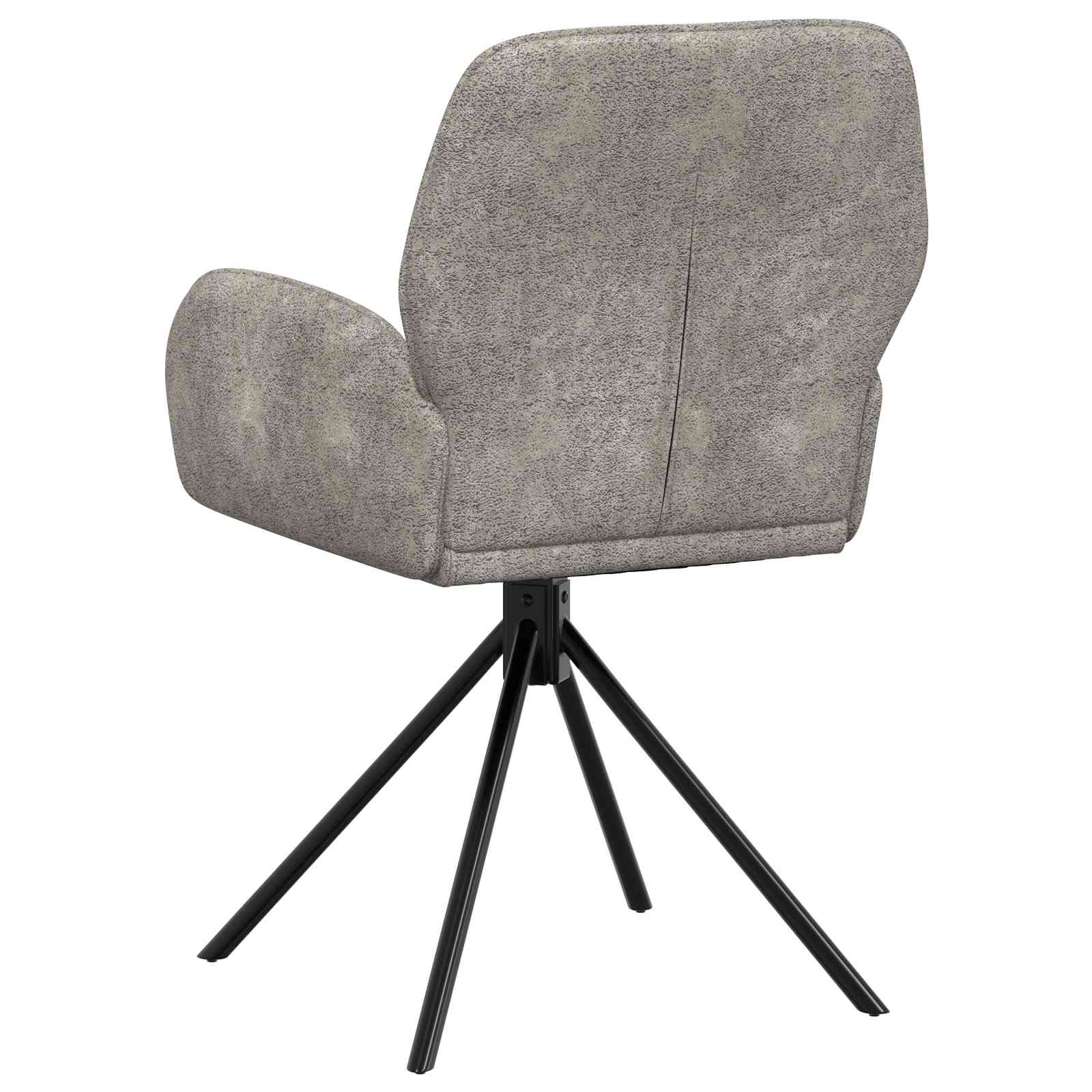 Draai Eetstoelen 6 pcs Nep Suede Leer Lichtgrijs is nu te koop bij PeponiXL, paradijselijk wonen!