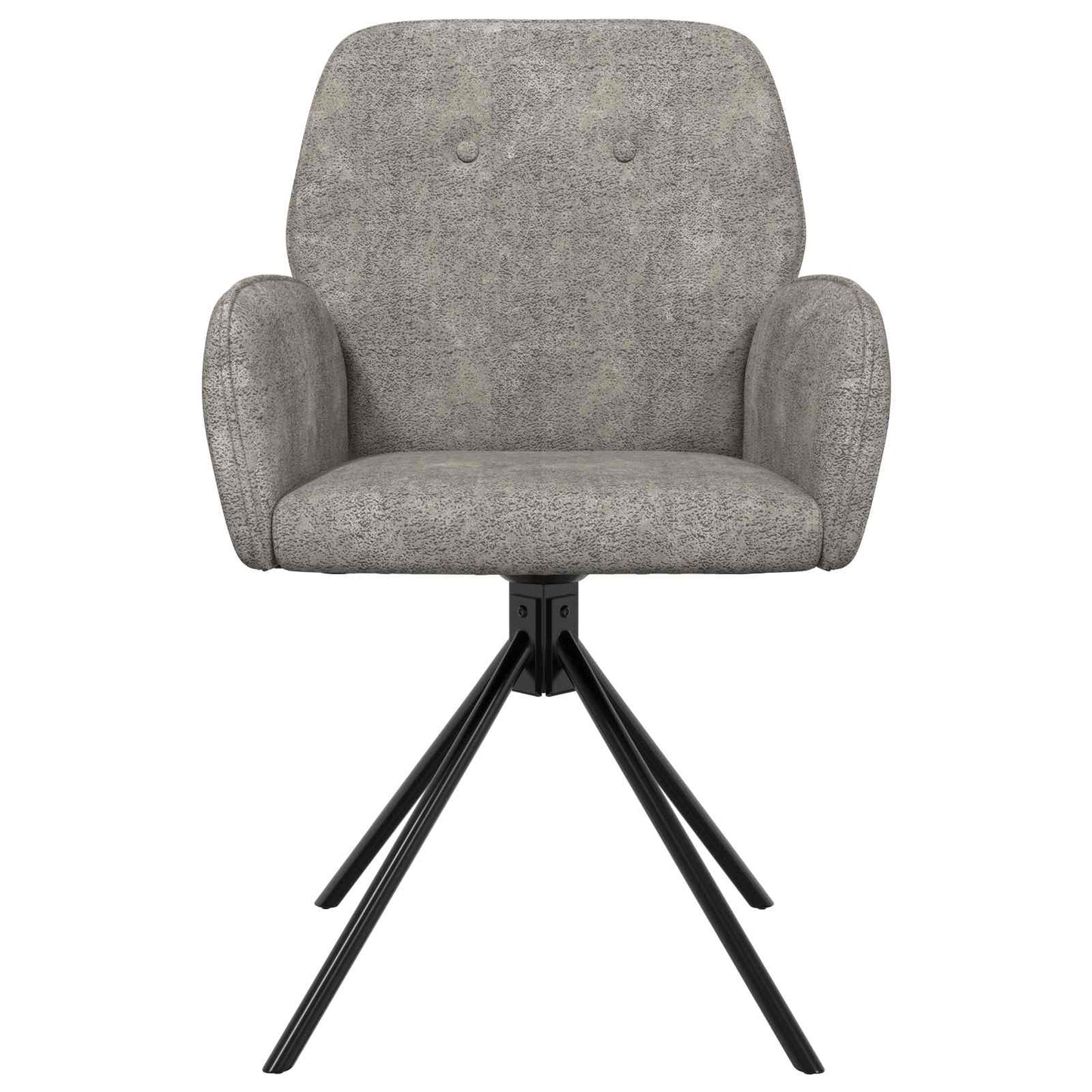 Draai Eetstoelen 6 pcs Nep Suede Leer Lichtgrijs is nu te koop bij PeponiXL, paradijselijk wonen!