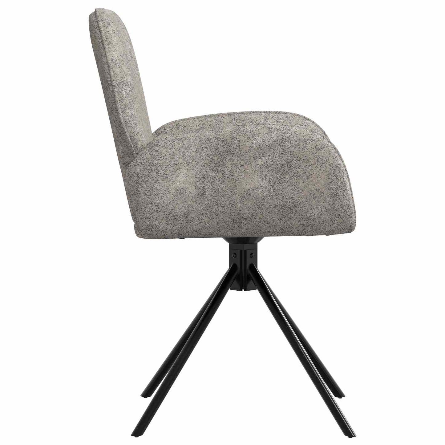 Draai Eetstoelen 6 pcs Nep Suede Leer Lichtgrijs is nu te koop bij PeponiXL, paradijselijk wonen!