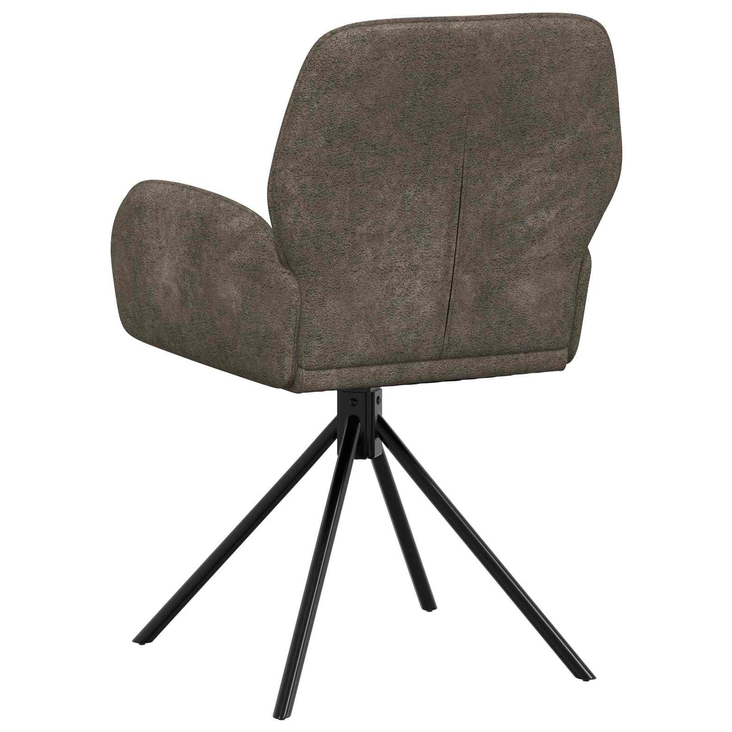 Draai Eetstoelen 6 pcs Nep Suede Leer Donkergrijs is nu te koop bij PeponiXL, paradijselijk wonen!