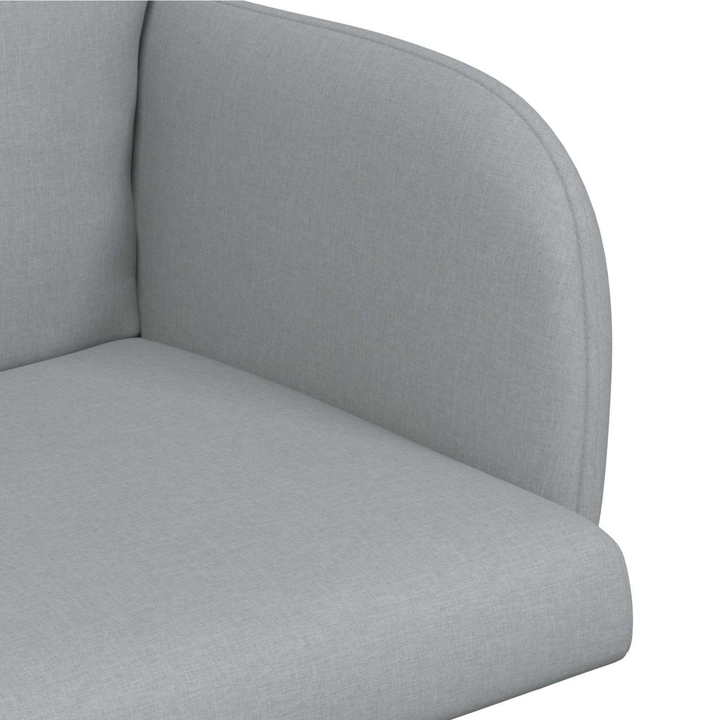 Eettafelstoelen 4 pcs Stof Lichtgrijs 60 x 56 x 96 cm is nu te koop bij PeponiXL, paradijselijk wonen!