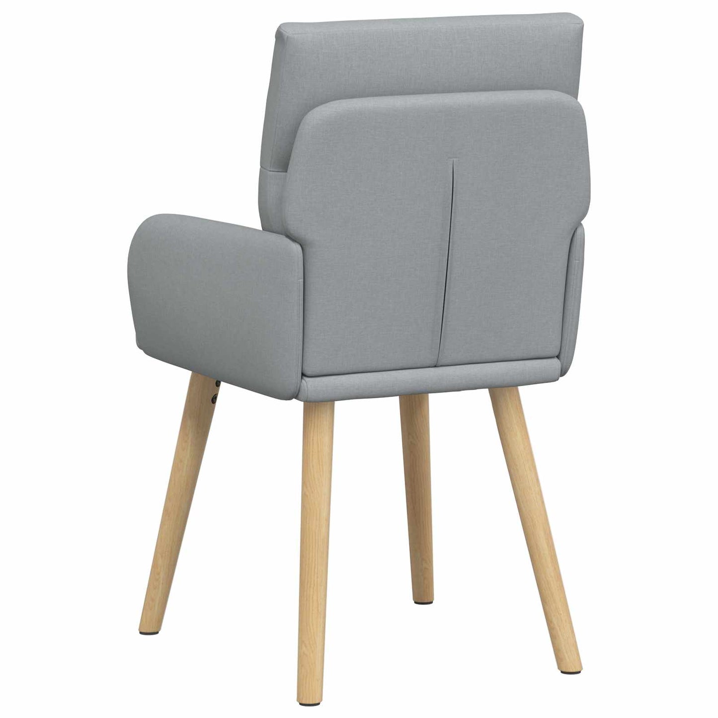 Eettafelstoelen 4 pcs Stof Lichtgrijs 60 x 56 x 96 cm is nu te koop bij PeponiXL, paradijselijk wonen!
