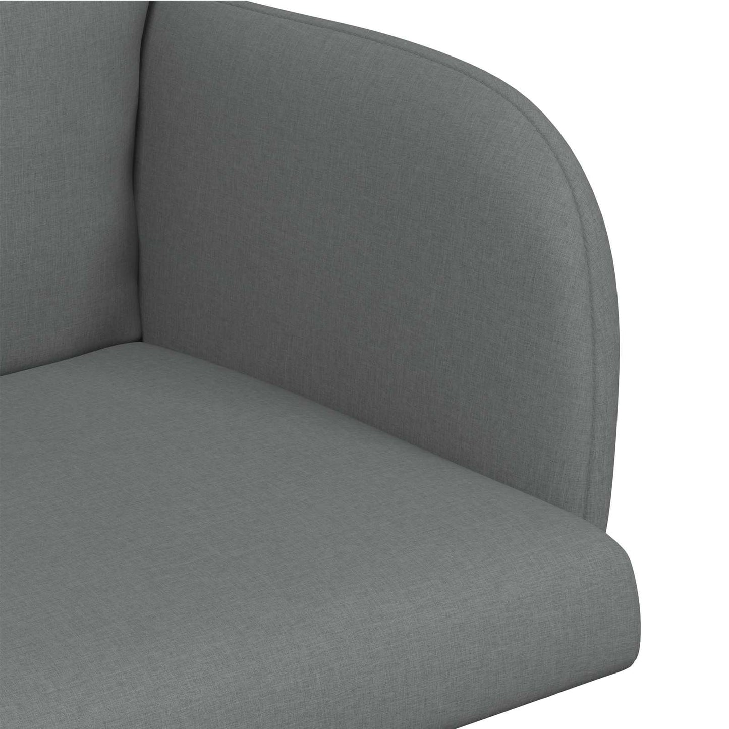 Eettafelstoelen 4 pcs Stof Donkergrijs 60 x 56 x 96 cm is nu te koop bij PeponiXL, paradijselijk wonen!