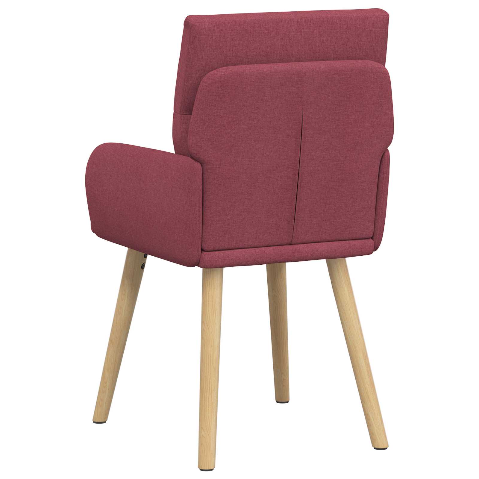 Eettafelstoelen 4 pcs Stof Wijnrood 60 x 56 x 96 cm is nu te koop bij PeponiXL, paradijselijk wonen!